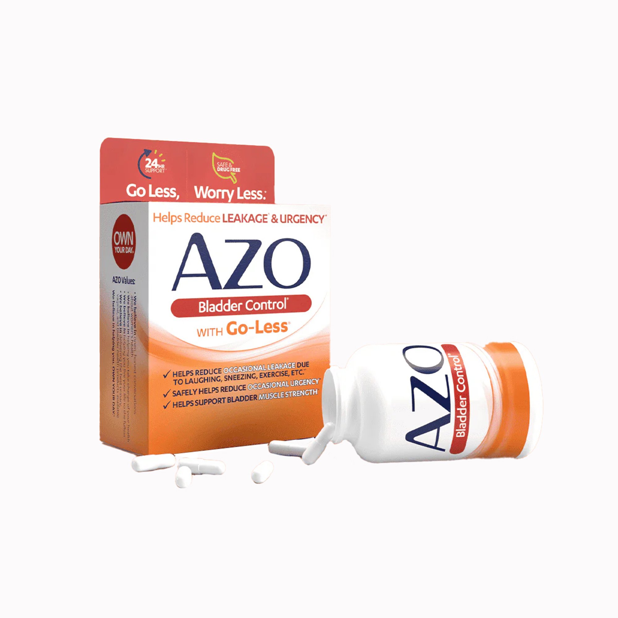 i-Health Inc 787651760025 - AZO Bladder Control® with Go-Less Capsules - 1/Box, 24/Case