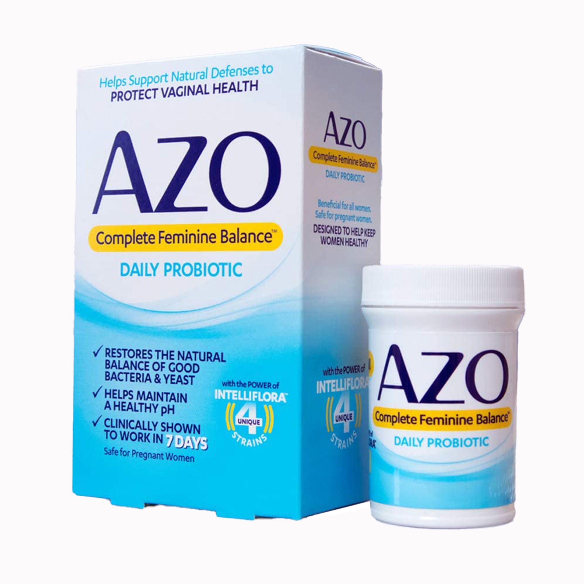 i-Health Inc - 787651760162 AZO® Complete Feminine Balance Daily Probiotic Capsules