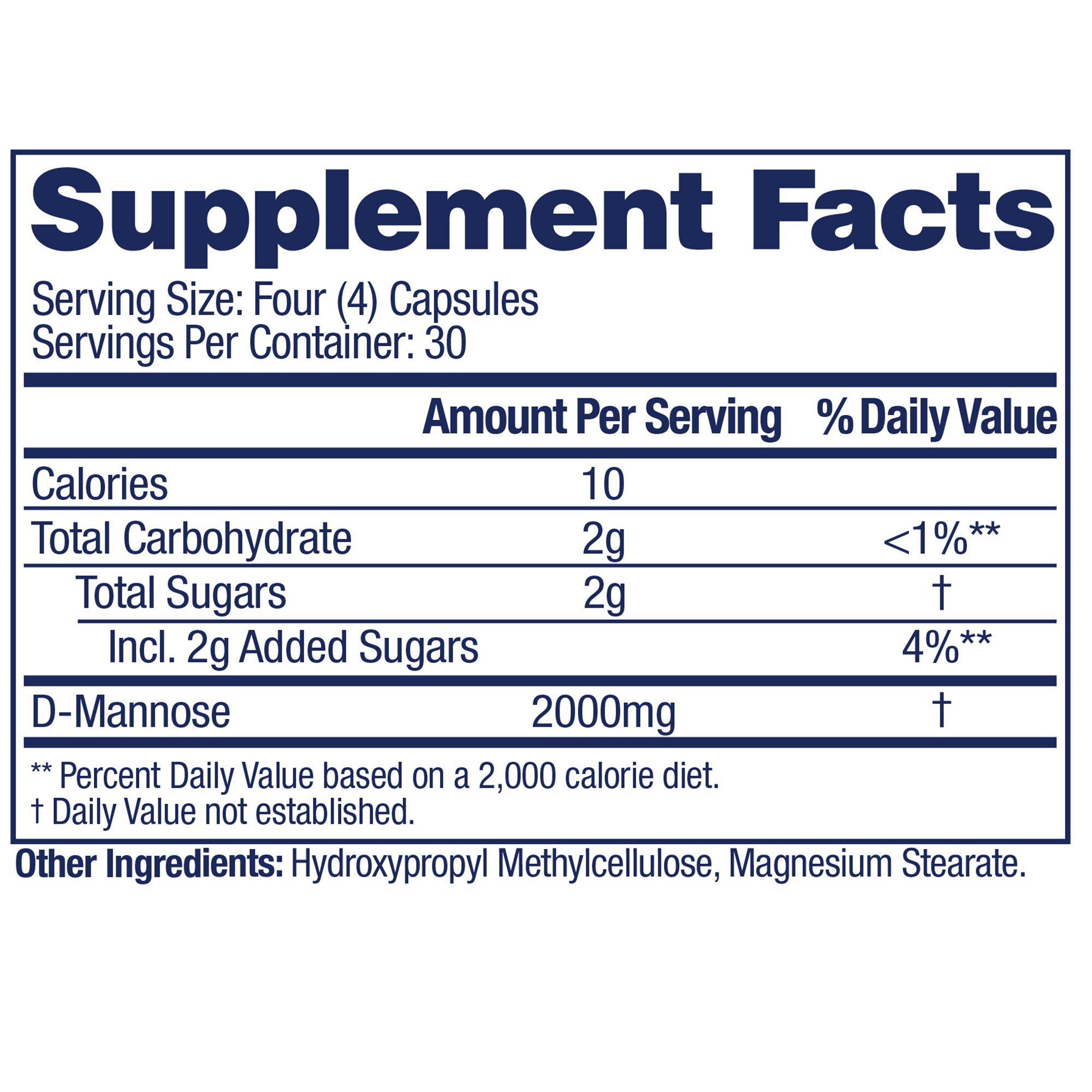 i-Health Inc 787651760261 - AZO® D-Mannose Capsules for Urinary Tract Health - 1/Bottle, 24/Case