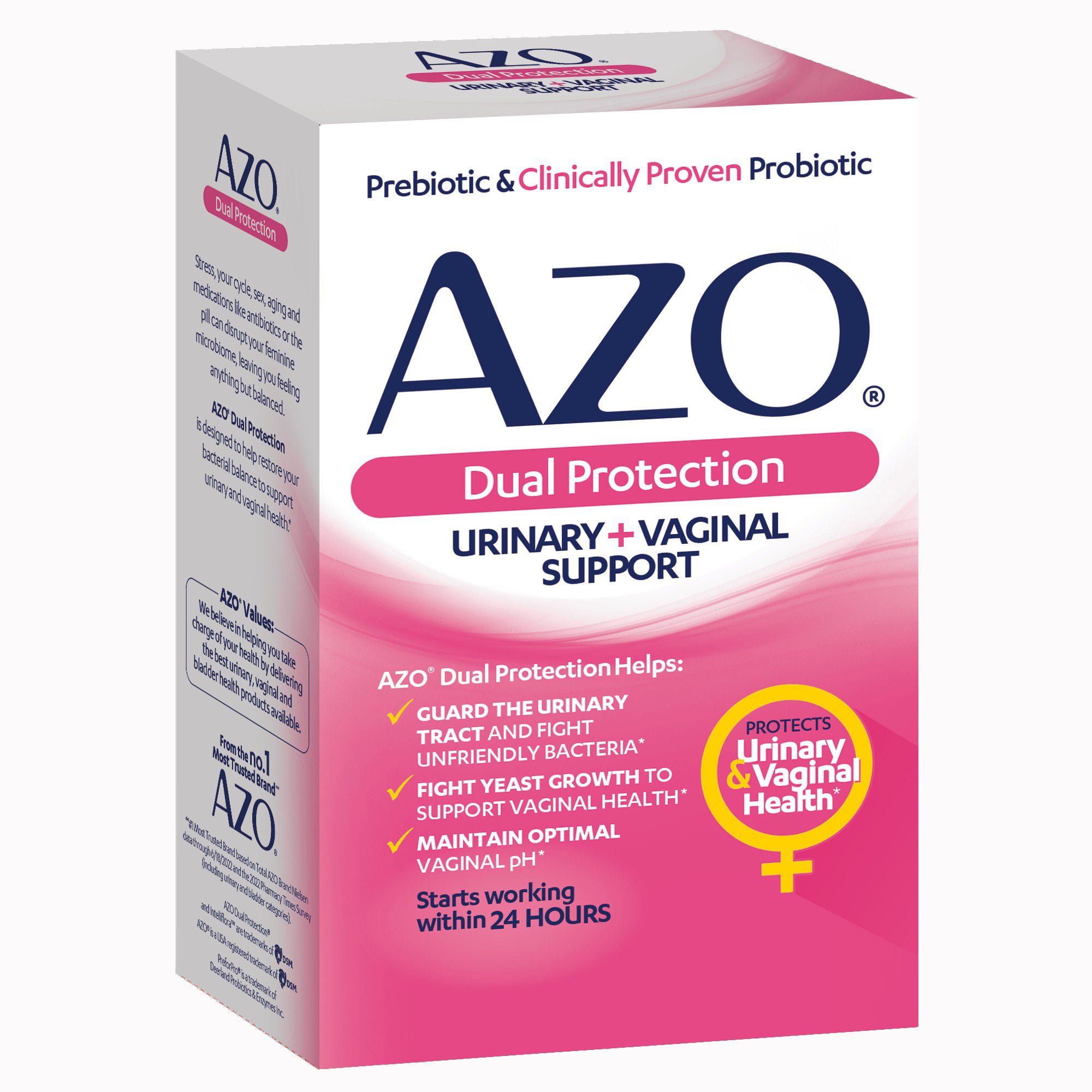 i-Health Inc - 787651760285 AZO® Dual Protection Urinary + Vaginal Support Capsules