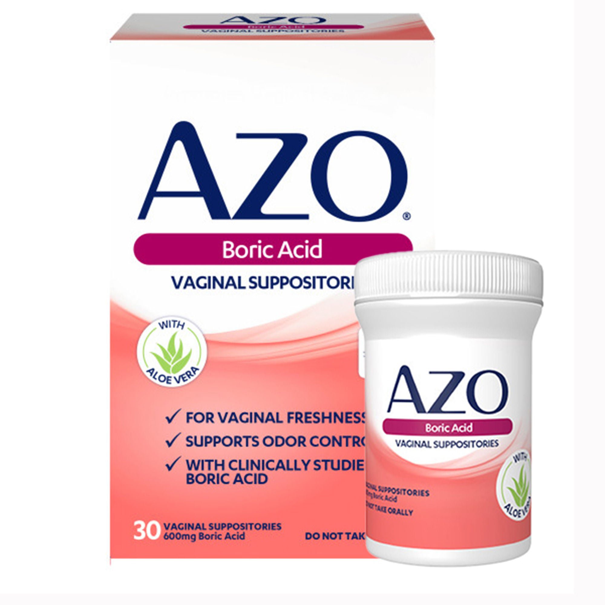 i-Health Inc - 787651760308 Dietary Supplement Boric Acid 600 mcg Strength Suppository 30 per Box