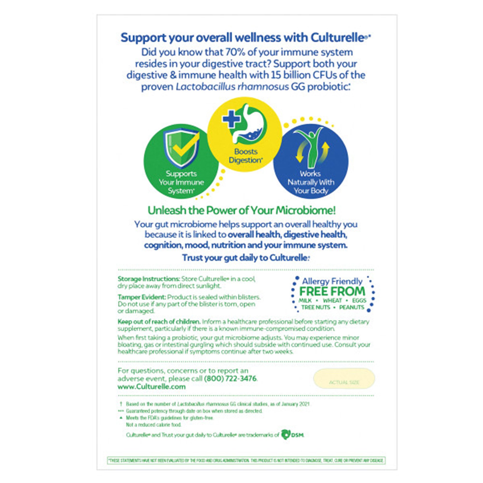 i-Health Inc 049100364049 - Culturelle® Health & Wellness Capsules - 1/Box, 24/Case
