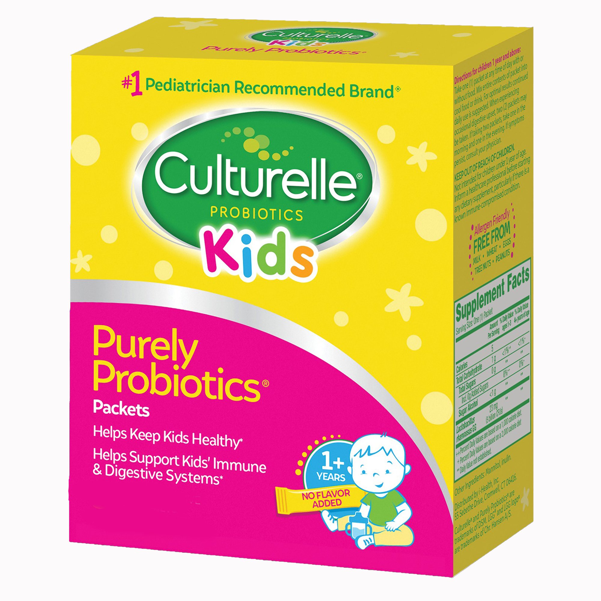 i-Health Inc 049100400082 - Culturelle® Kids Purely Probiotics® Packets - 1/Box, 24/Case