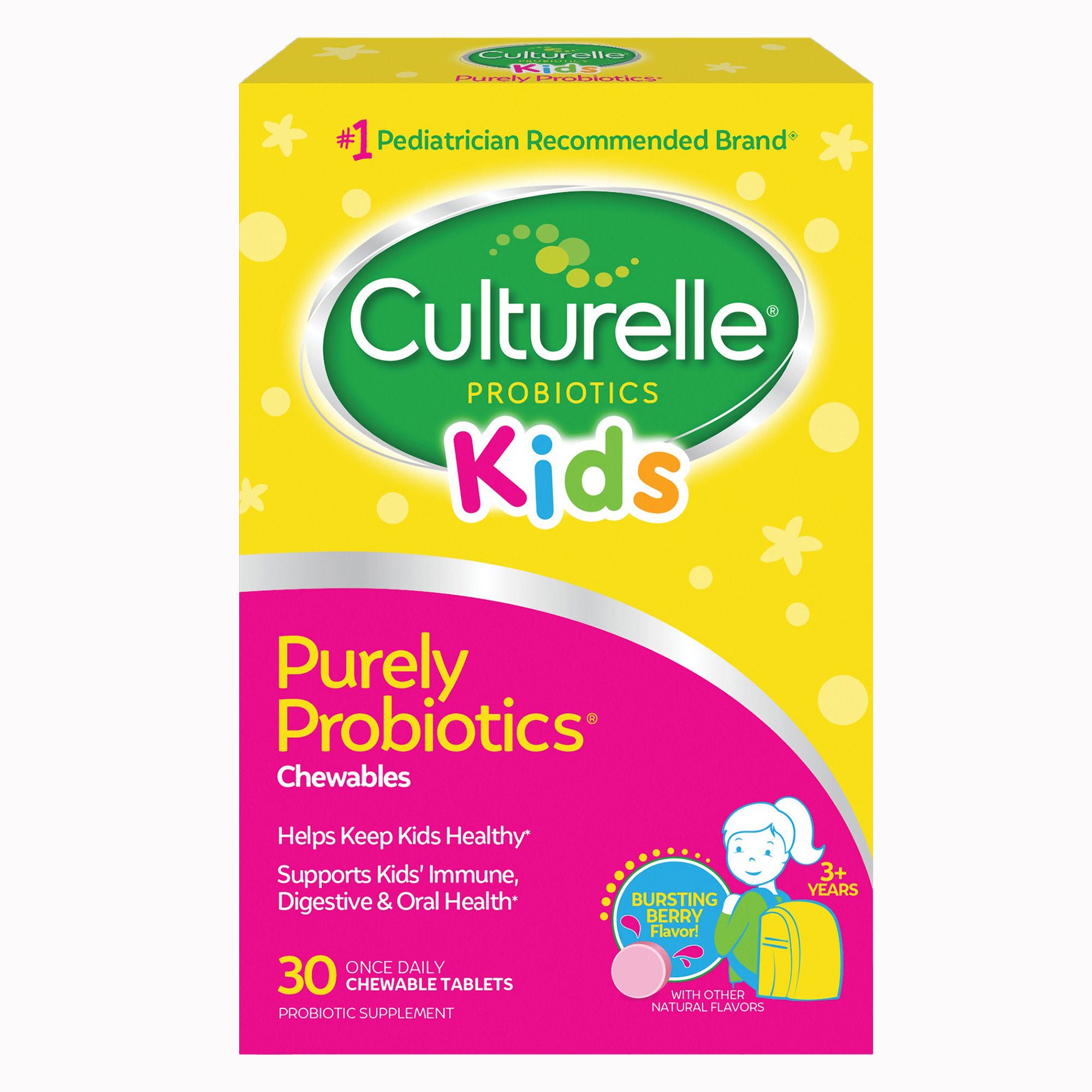 i-Health Inc - 049100400150 Culturelle® Kids Purely Probiotics® Chewables