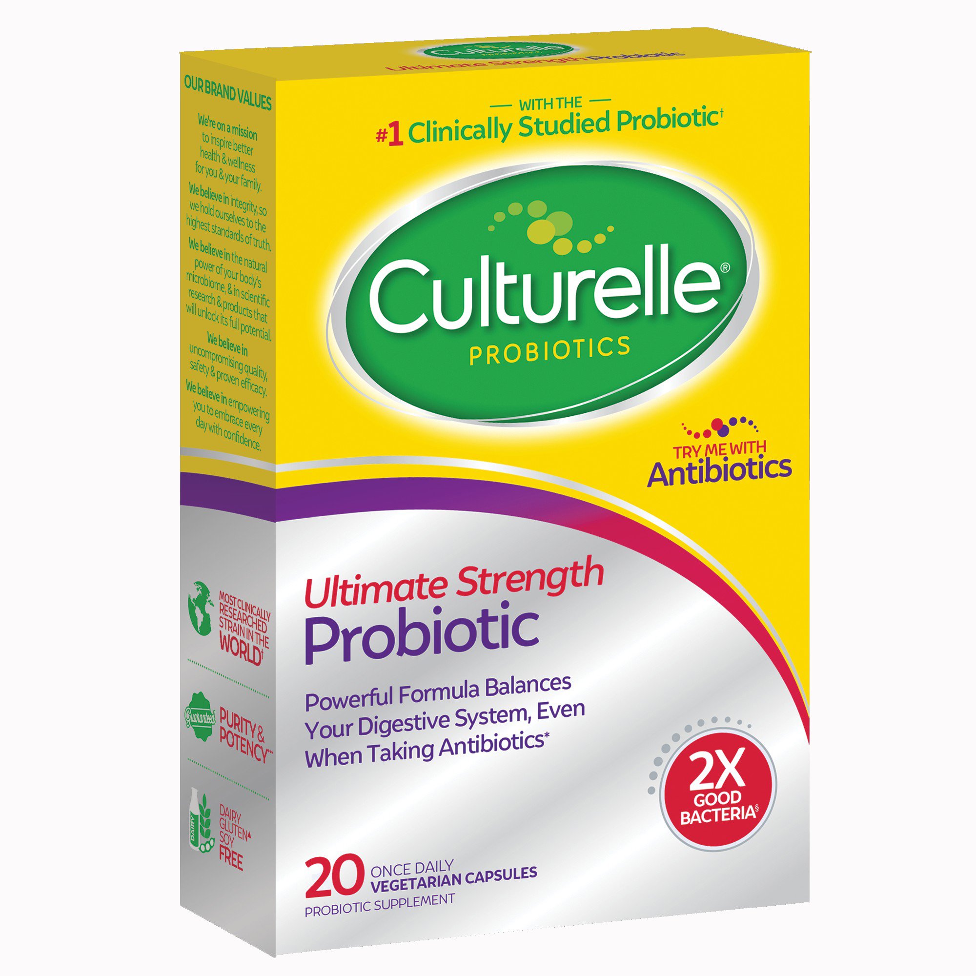 i-Health Inc 049100400358 - Culturelle® Ultimate Strength Probiotic Capsules - 1/Box, 24/Case