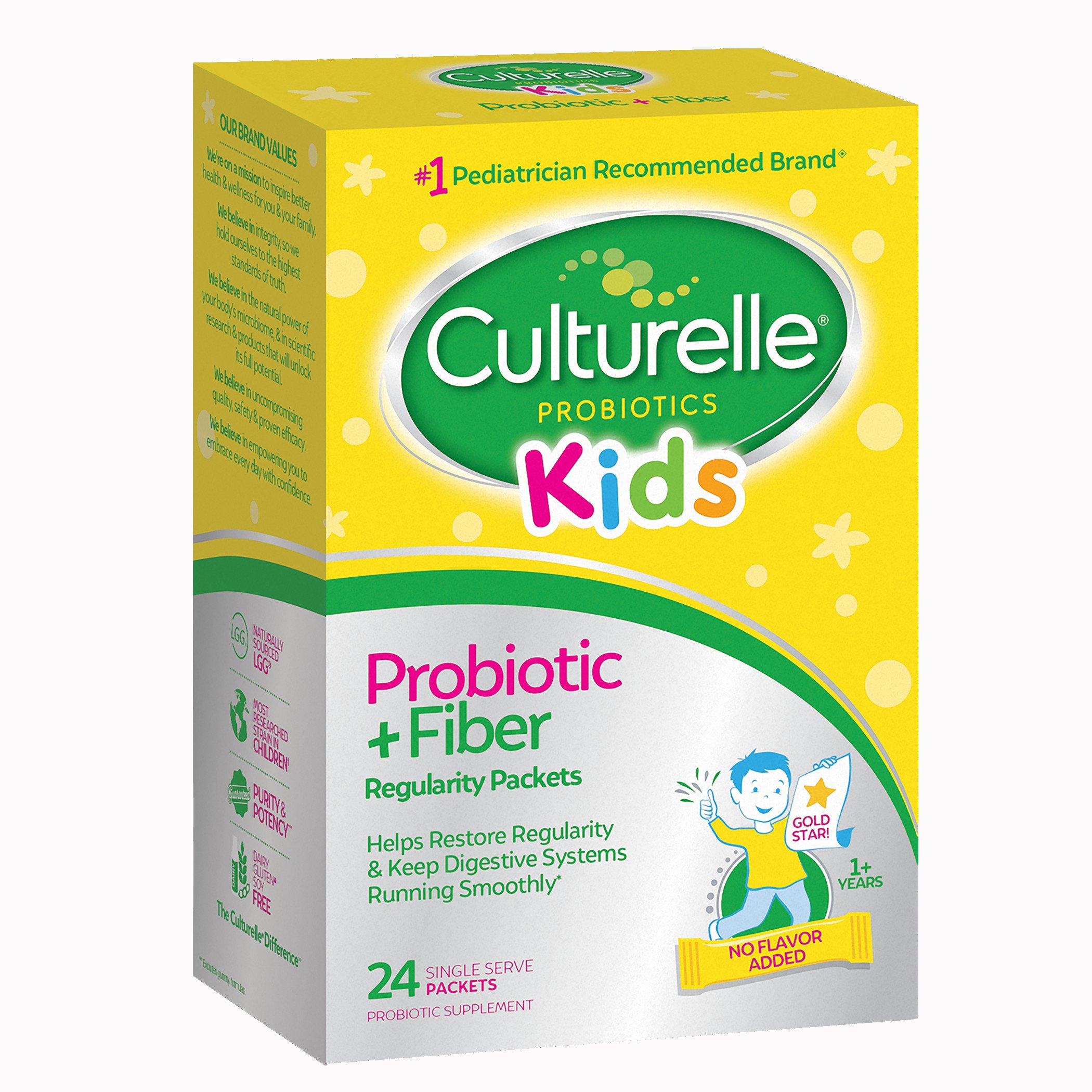 i-Health Inc 049100400372 - Culturelle® Probiotics Kids Probiotic + Fiber Packets - 1/Box, 24/Case