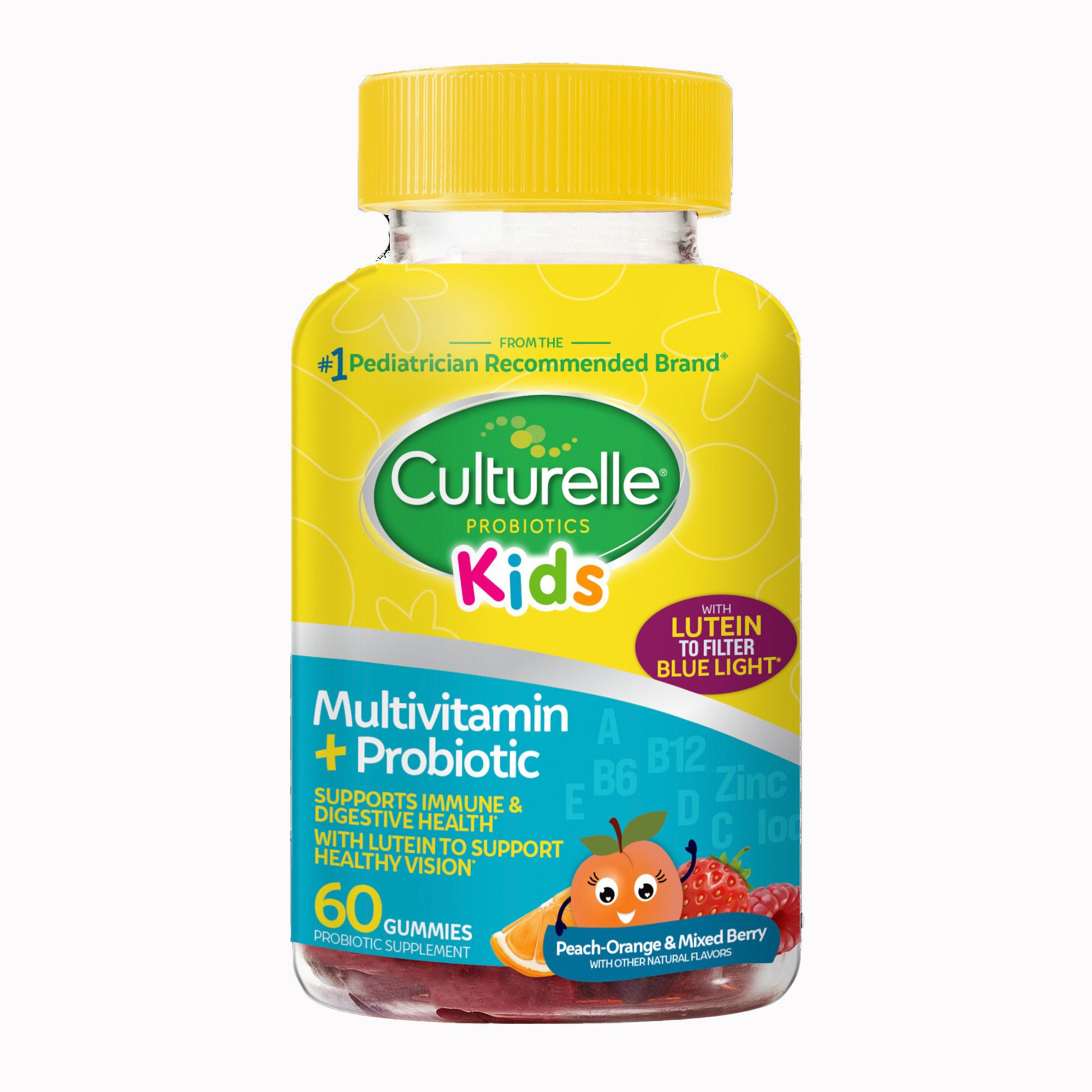 i-Health Inc - 049100401485 Culturelle® Kids Multivitamin + Probiotic Gummies with Lutein