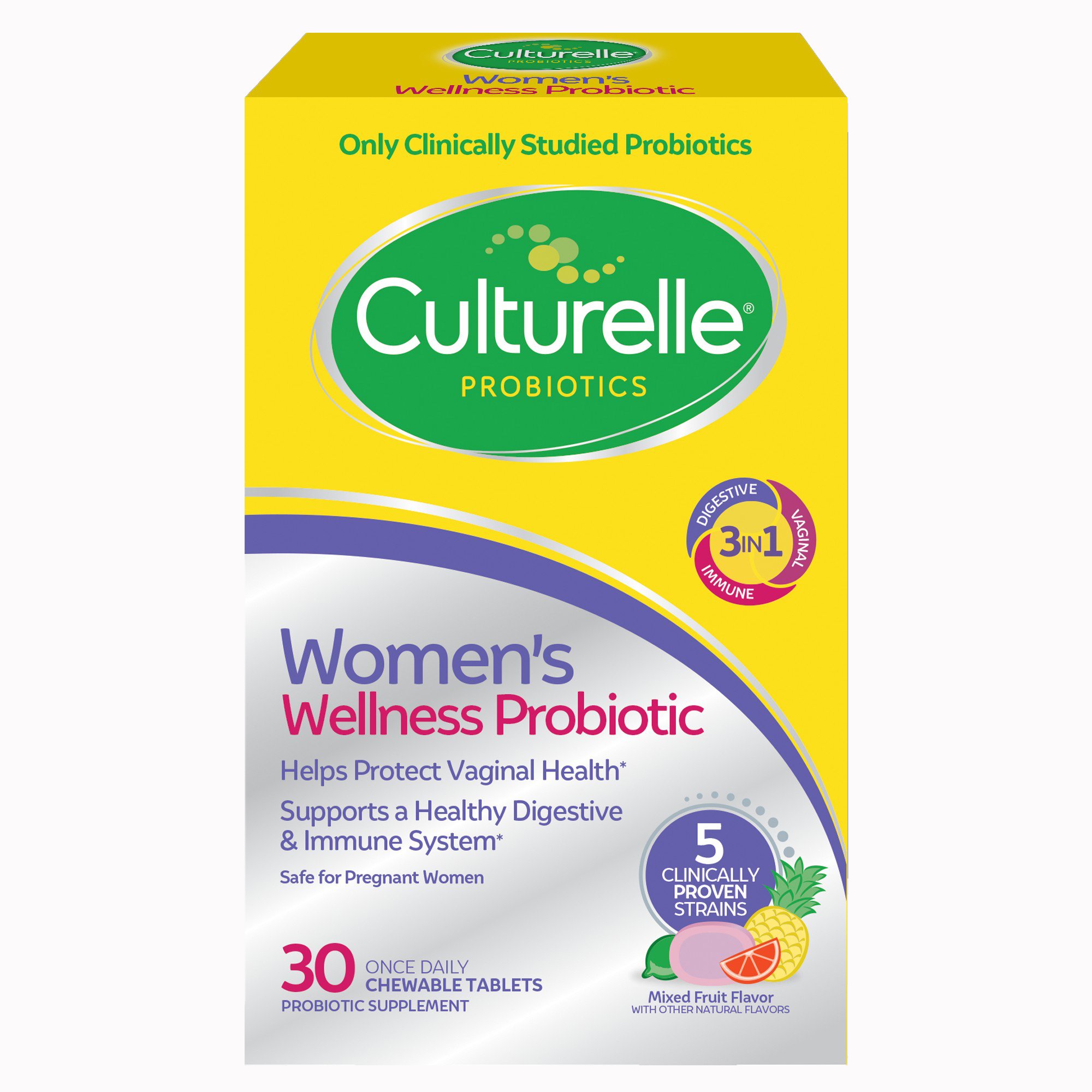 i-Health Inc 049100401492 - Culturelle® Women's Wellness Probiotic Chewables - 1/Box, 24/Case