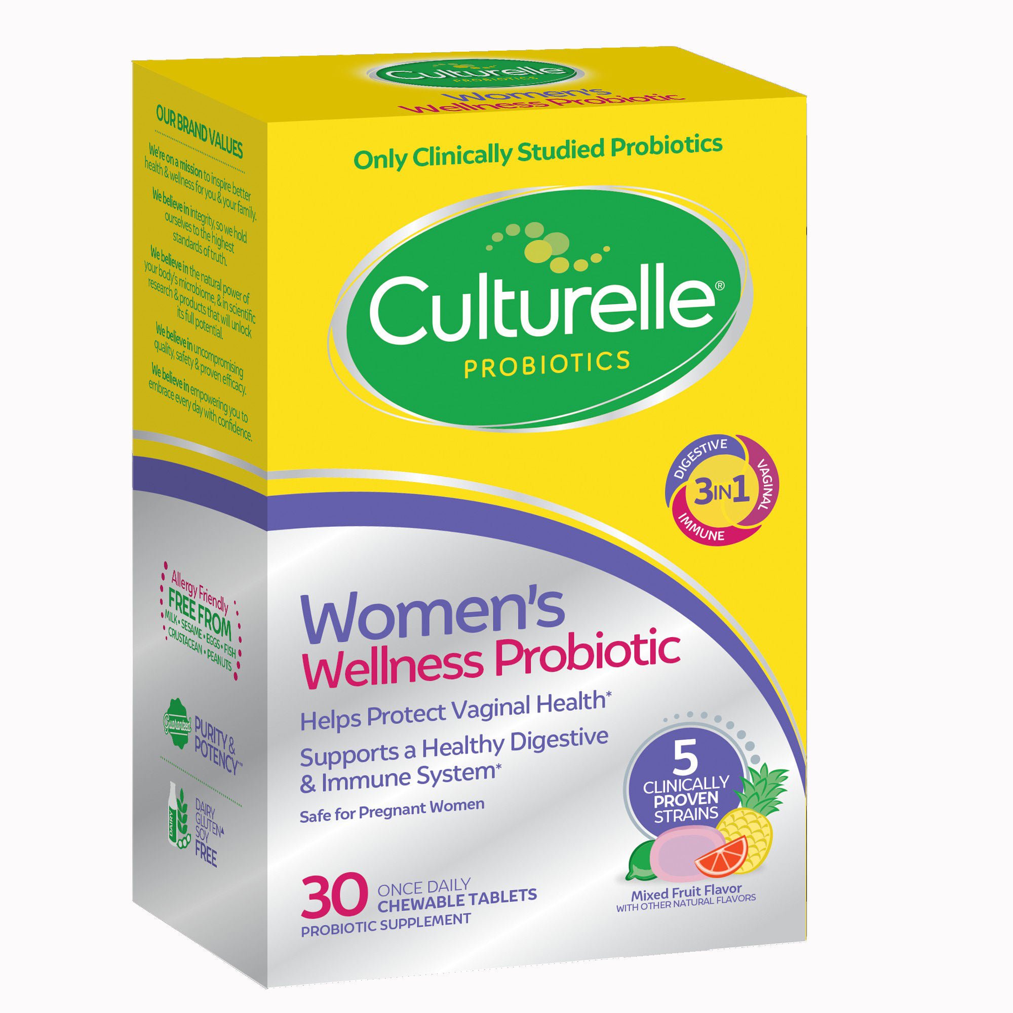 i-Health Inc - 049100401492 Culturelle® Women's Wellness Probiotic Chewables