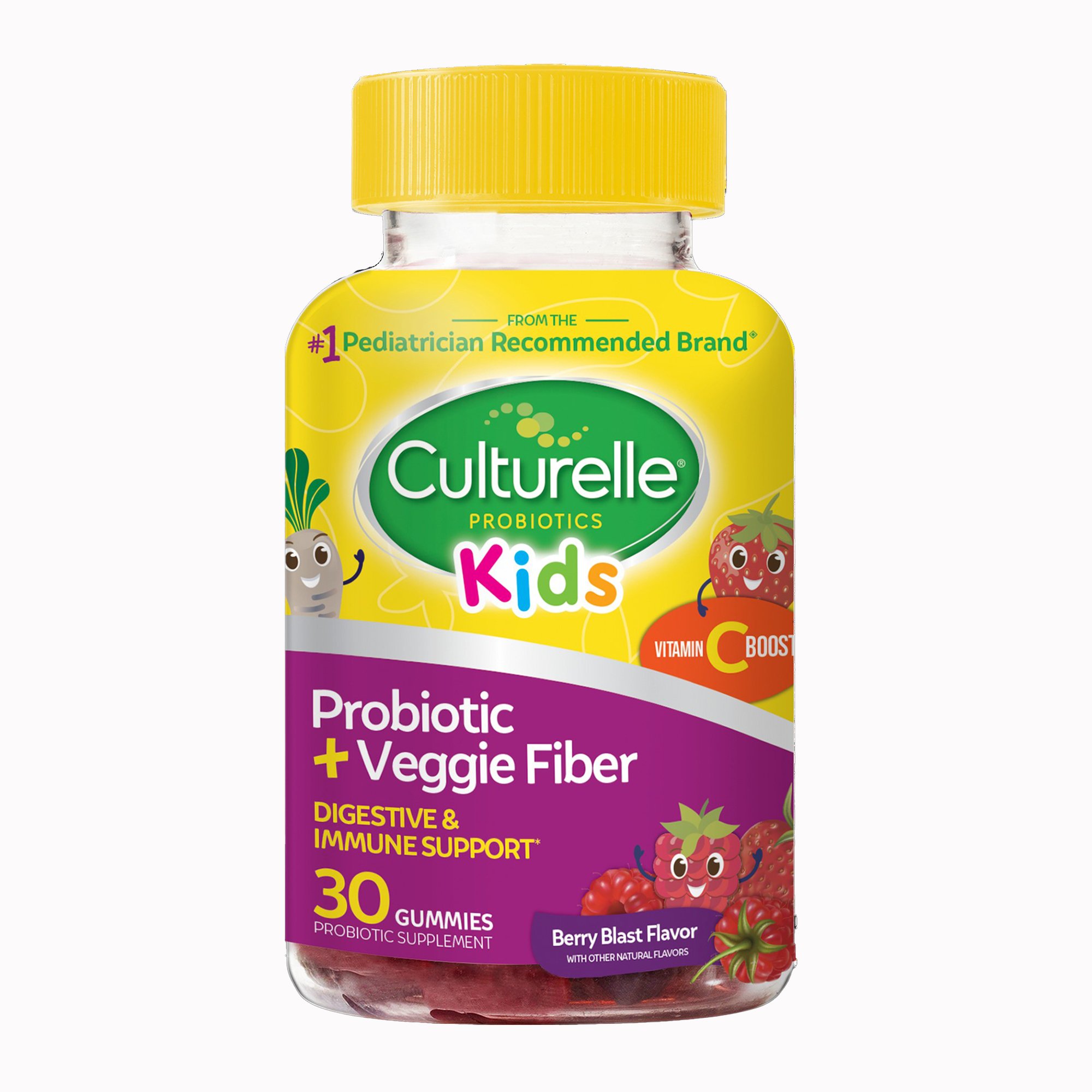 i-Health Inc 049100400914 - Culturelle® Kids Probiotic + Veggie Fiber Gummies - 1/Bottle, 24/Case