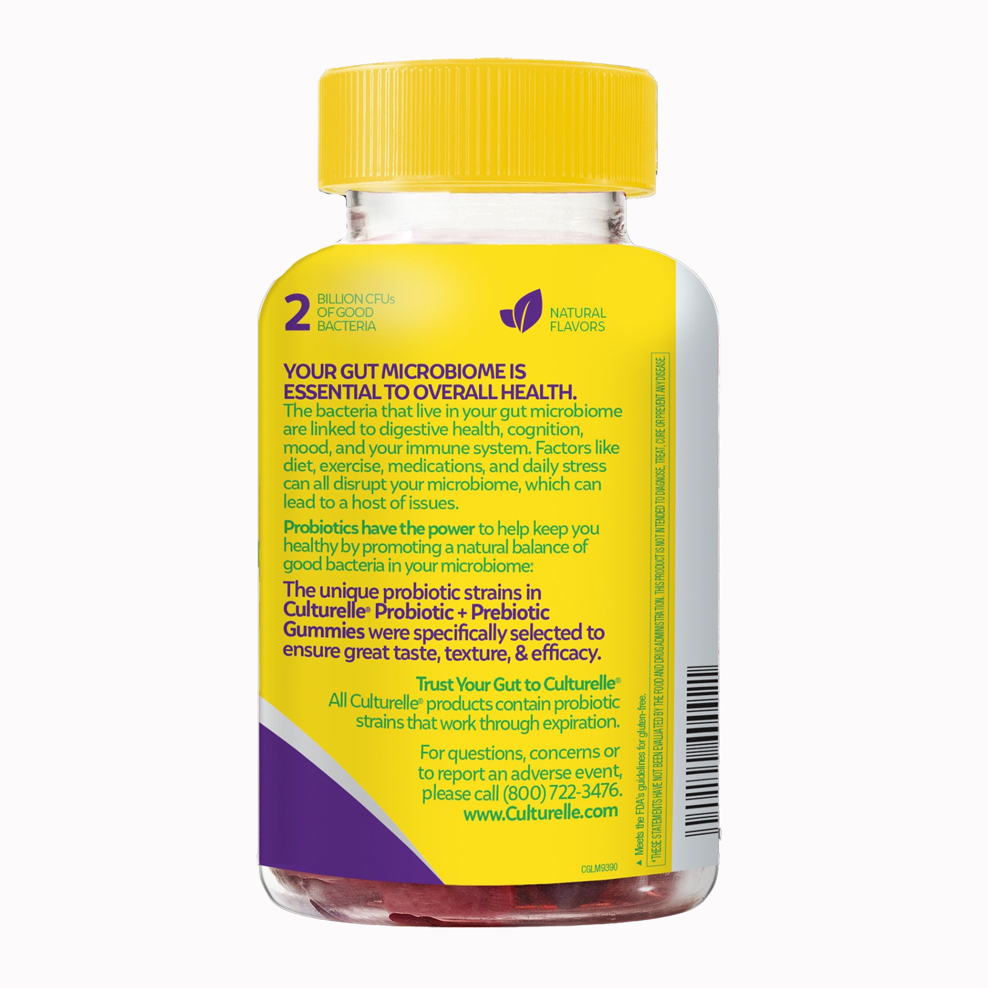 i-Health Inc 049100400921 - Culturelle® Probiotic + Prebiotic Gummies - 1/Bottle, 24/Case