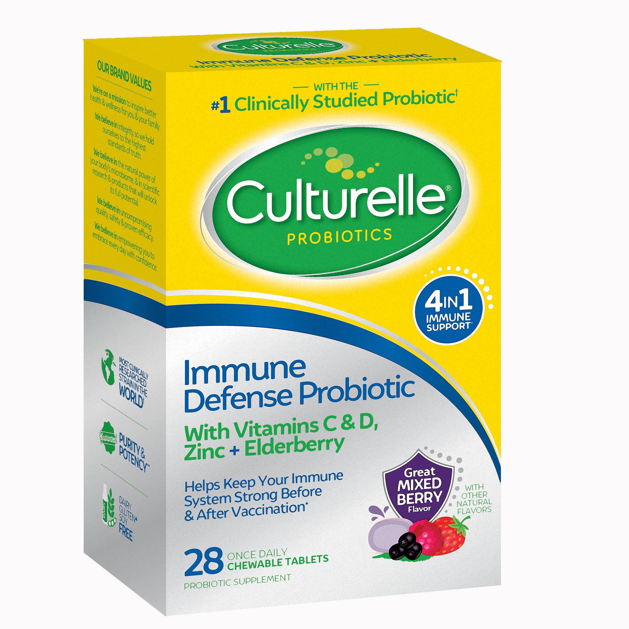 i-Health Inc 049100401225 - Culturelle® Immune Defense Probiotic Chewables - 1/Box, 24/Case