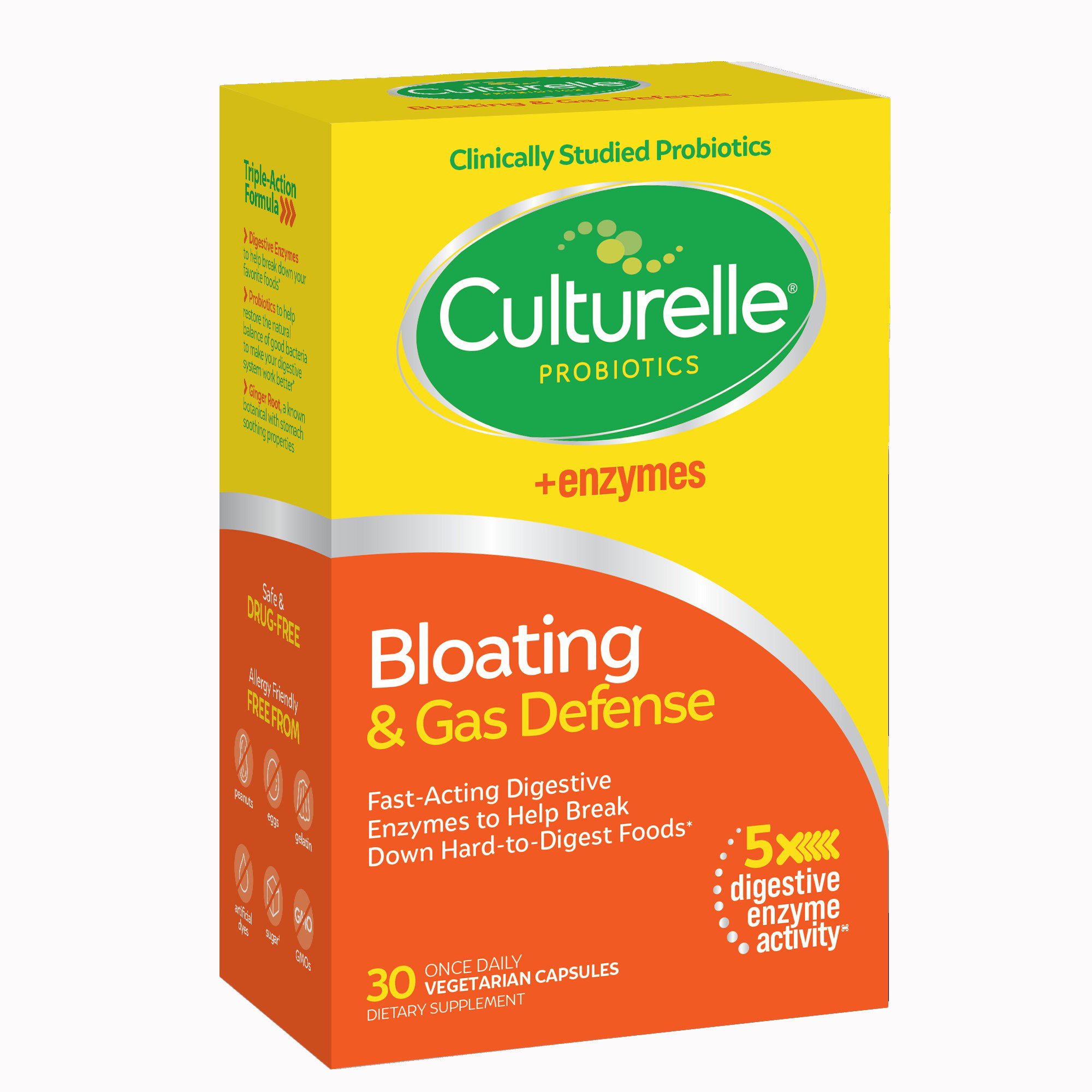 i-Health Inc 049100401829 - Culturelle® Bloating & Gas Defense Capsules - 1/Box, 24/Case