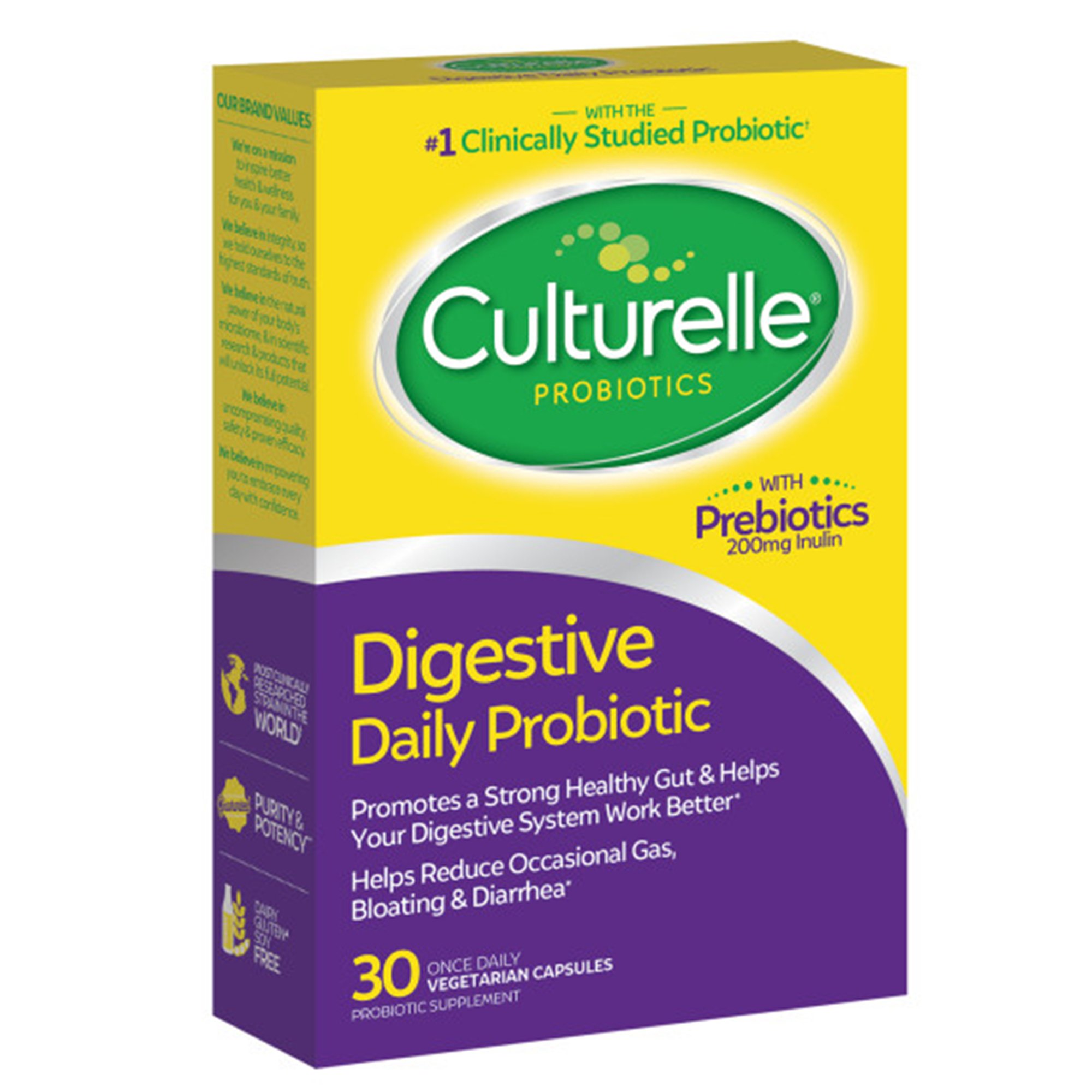 i-Health Inc 049100400129 - Culturelle® Digestive Daily Probiotic Capsules, 30 Capsules - 1/Box, 24/Case
