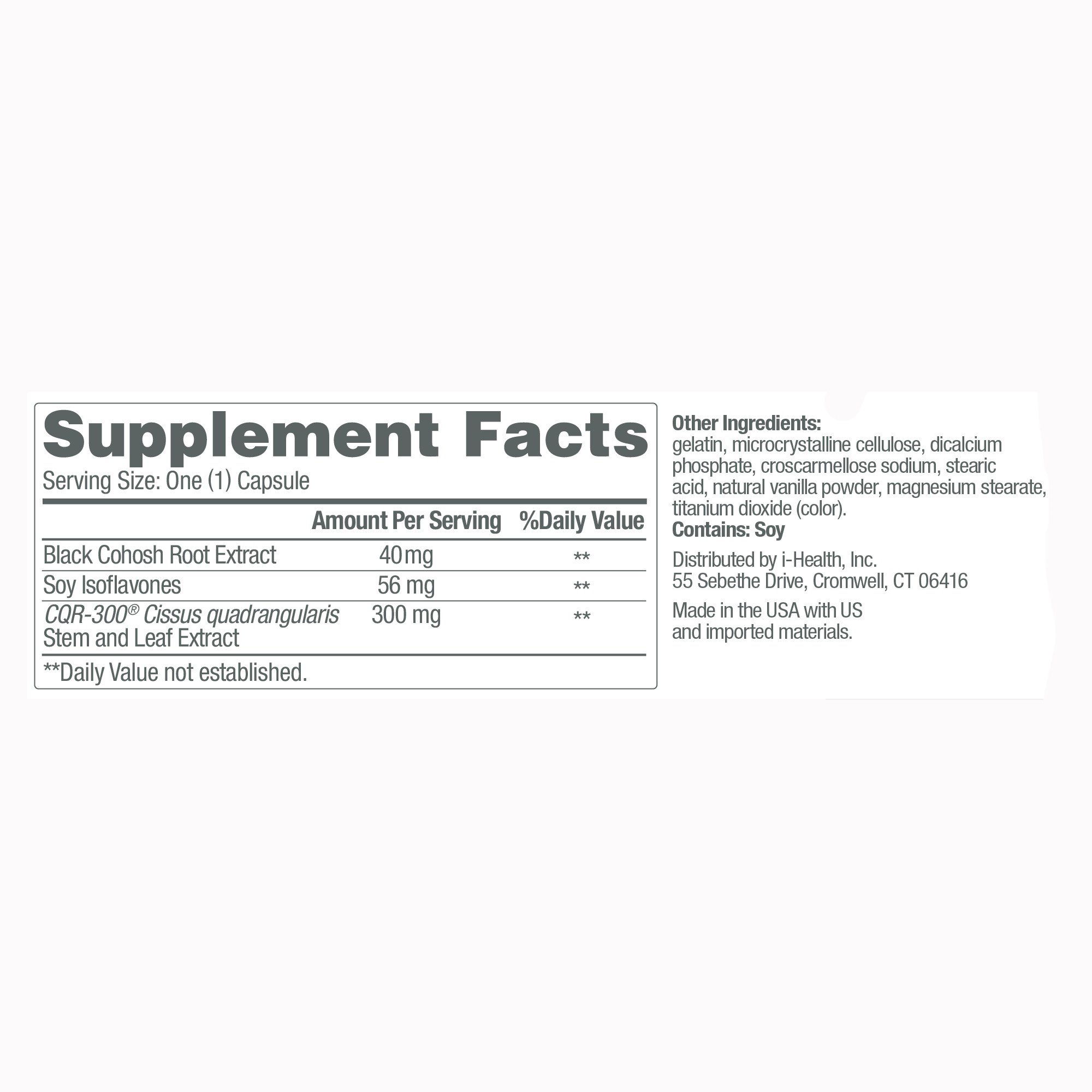 i-Health Inc 092961040225 - Estroven® Once Daily Menopause Relief Weight Management Capsules - 1/Box, 12/Case