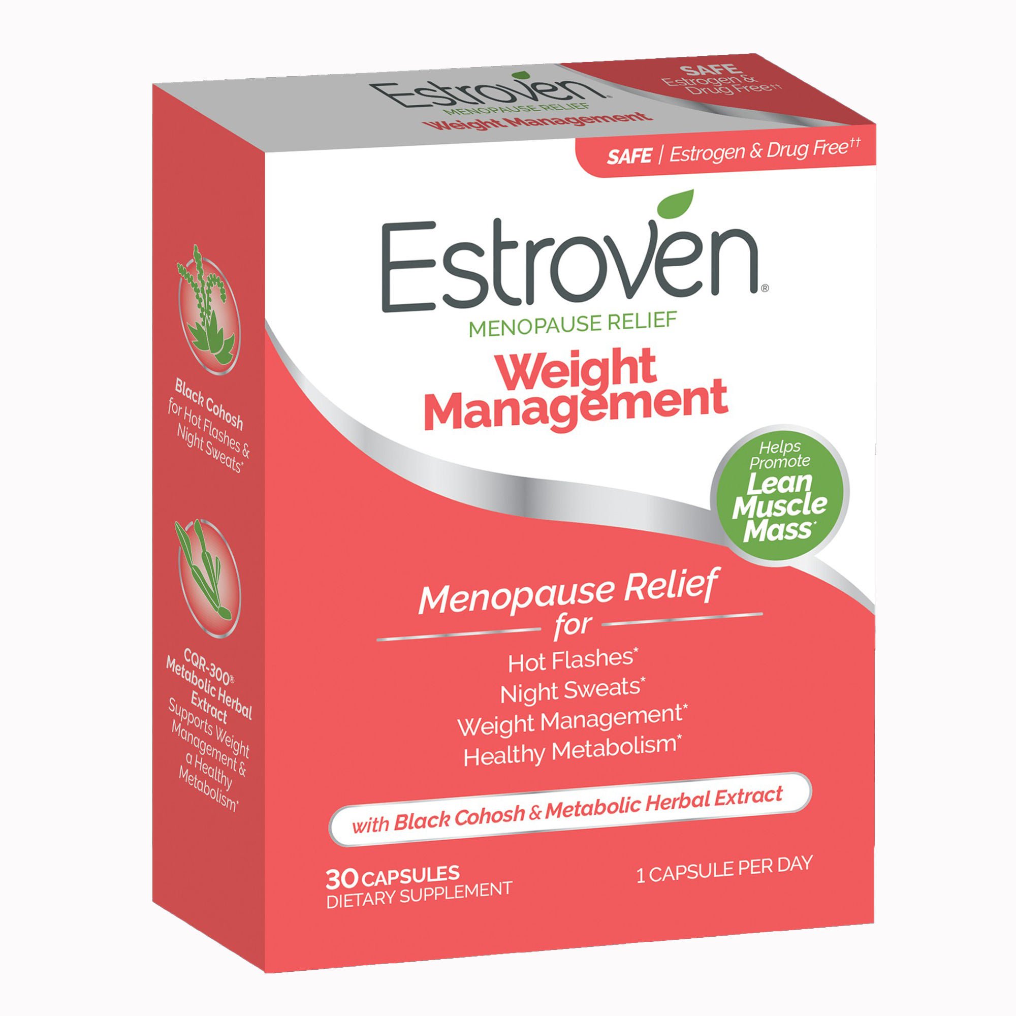 i-Health Inc - 092961040225 Estroven® Once Daily Menopause Relief Weight Management Capsules