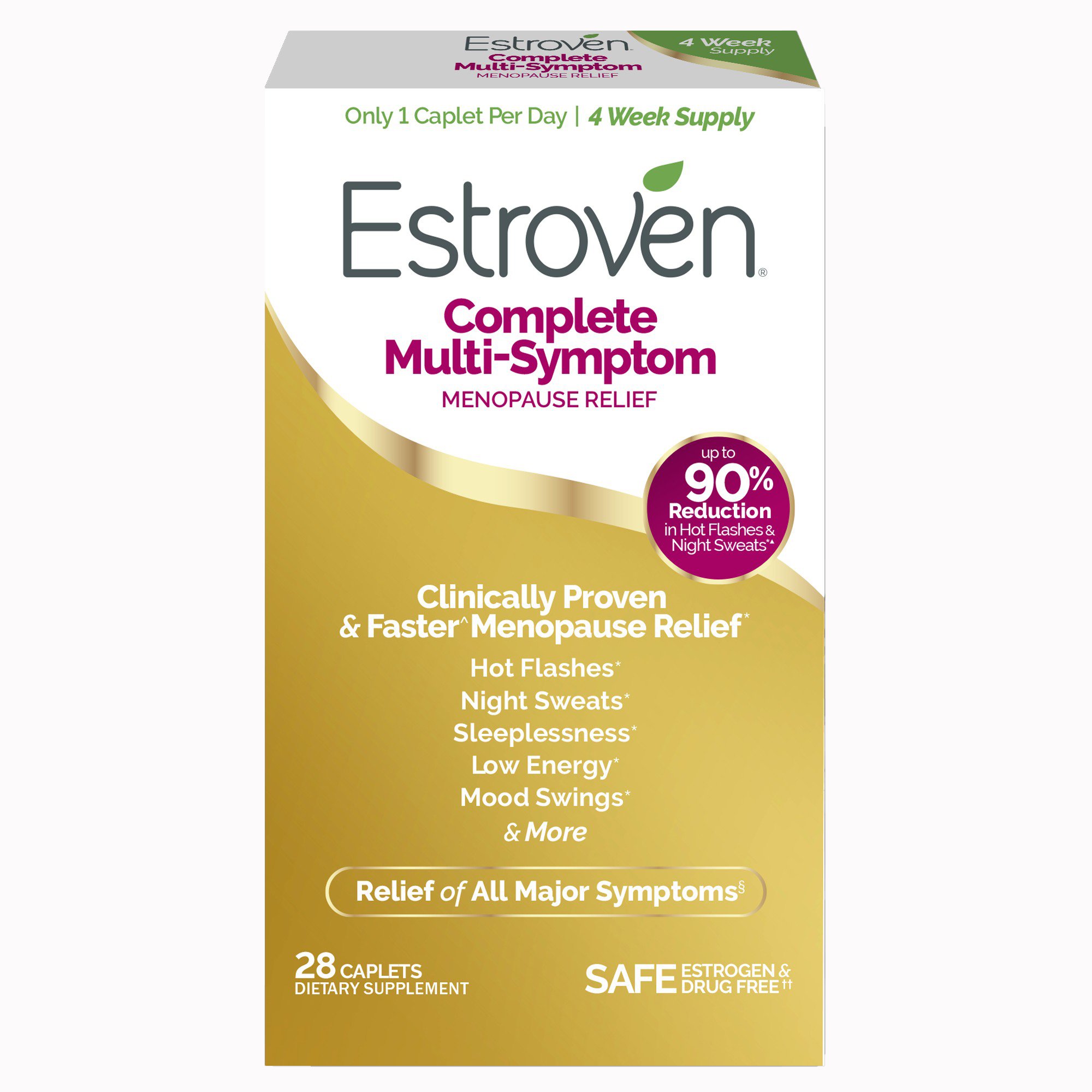 i-Health Inc 092961040294 - Estroven® Once Daily Complete Multi-Symptom Menopause Relief Caplets - 1/Box, 12/Case