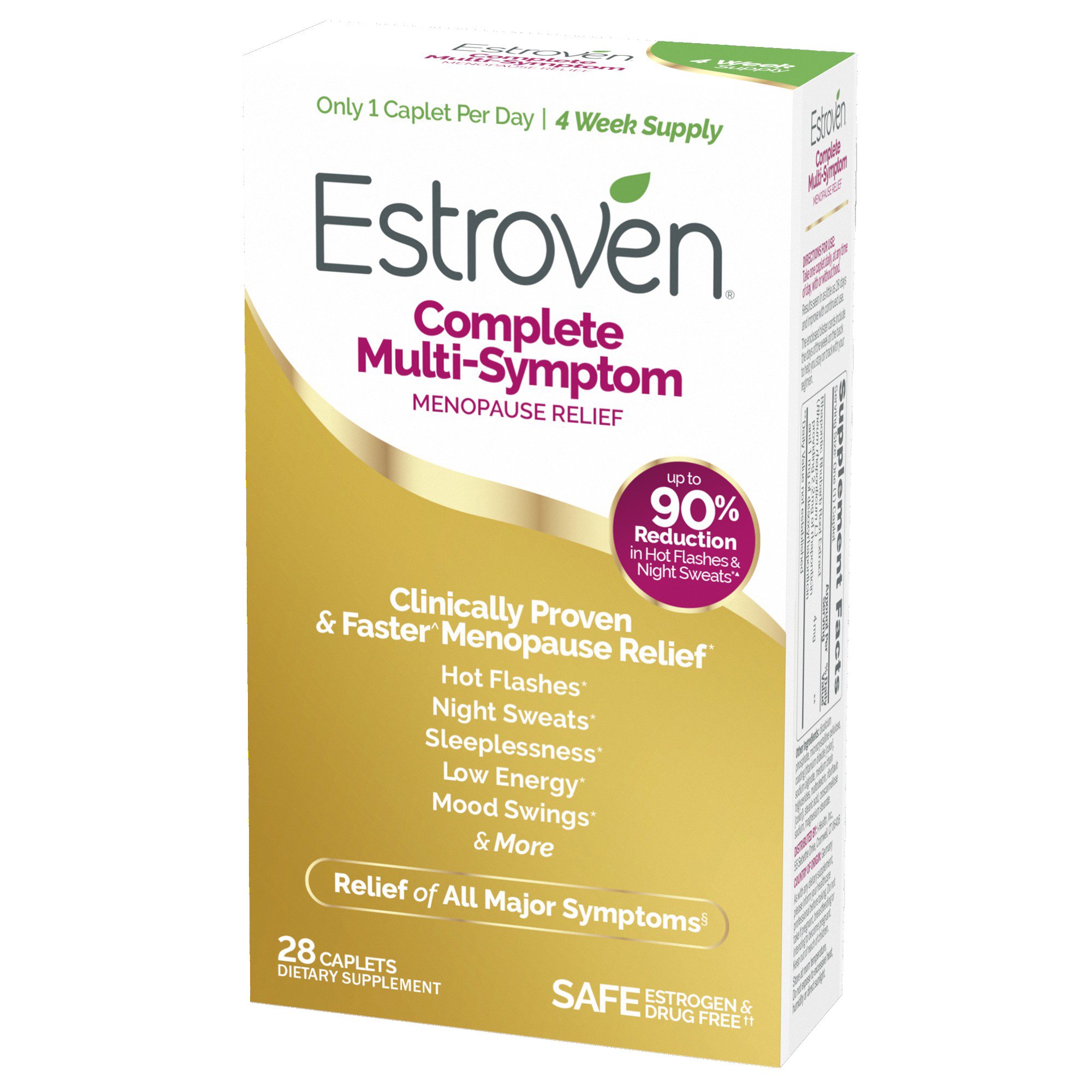 i-Health Inc 092961040294 - Estroven® Once Daily Complete Multi-Symptom Menopause Relief Caplets - 1/Box, 12/Case