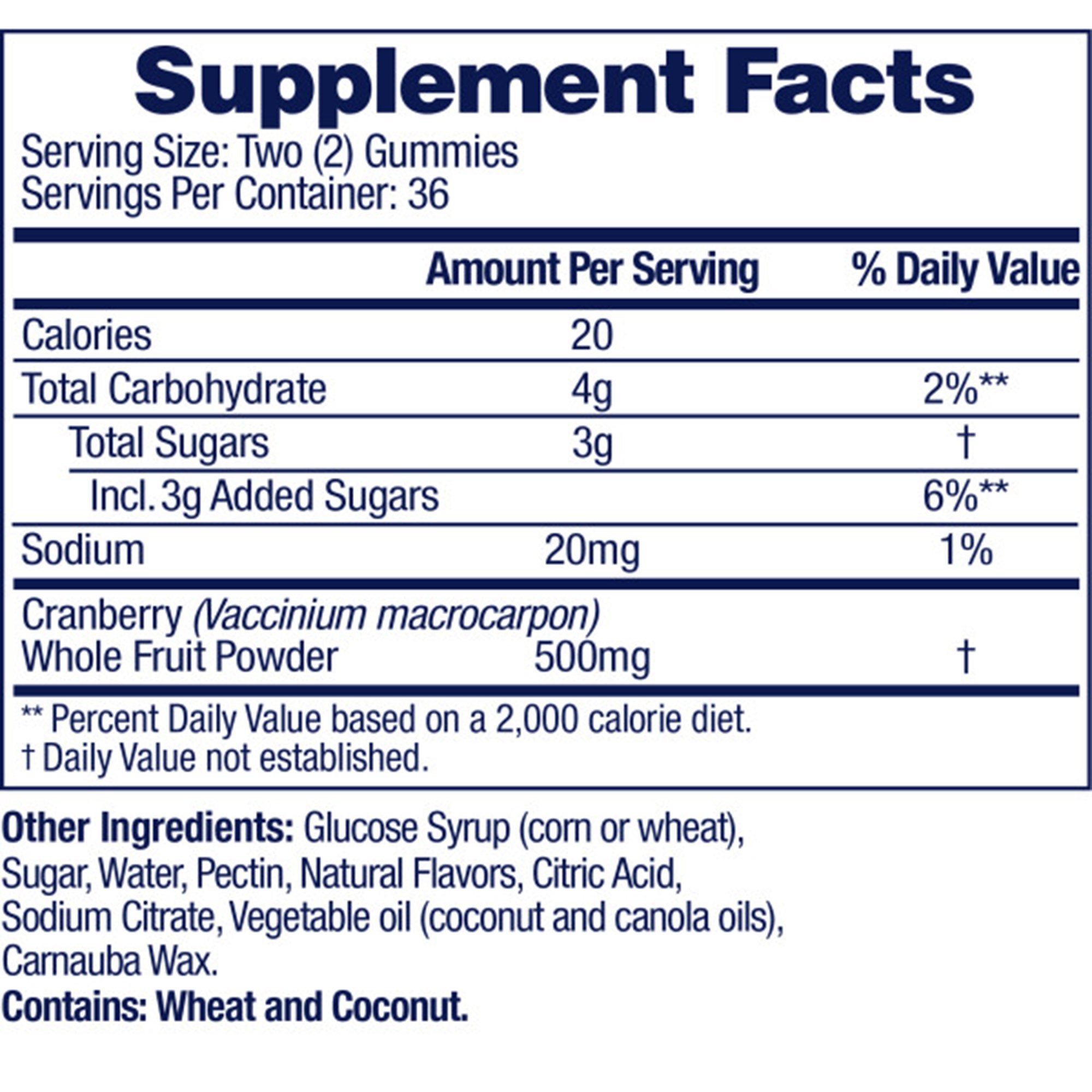 i-Health Inc 787651760100 - AZO® Cranberry, 24 Convenient Gummies in a Bottle - 1/Bottle, 24/Case