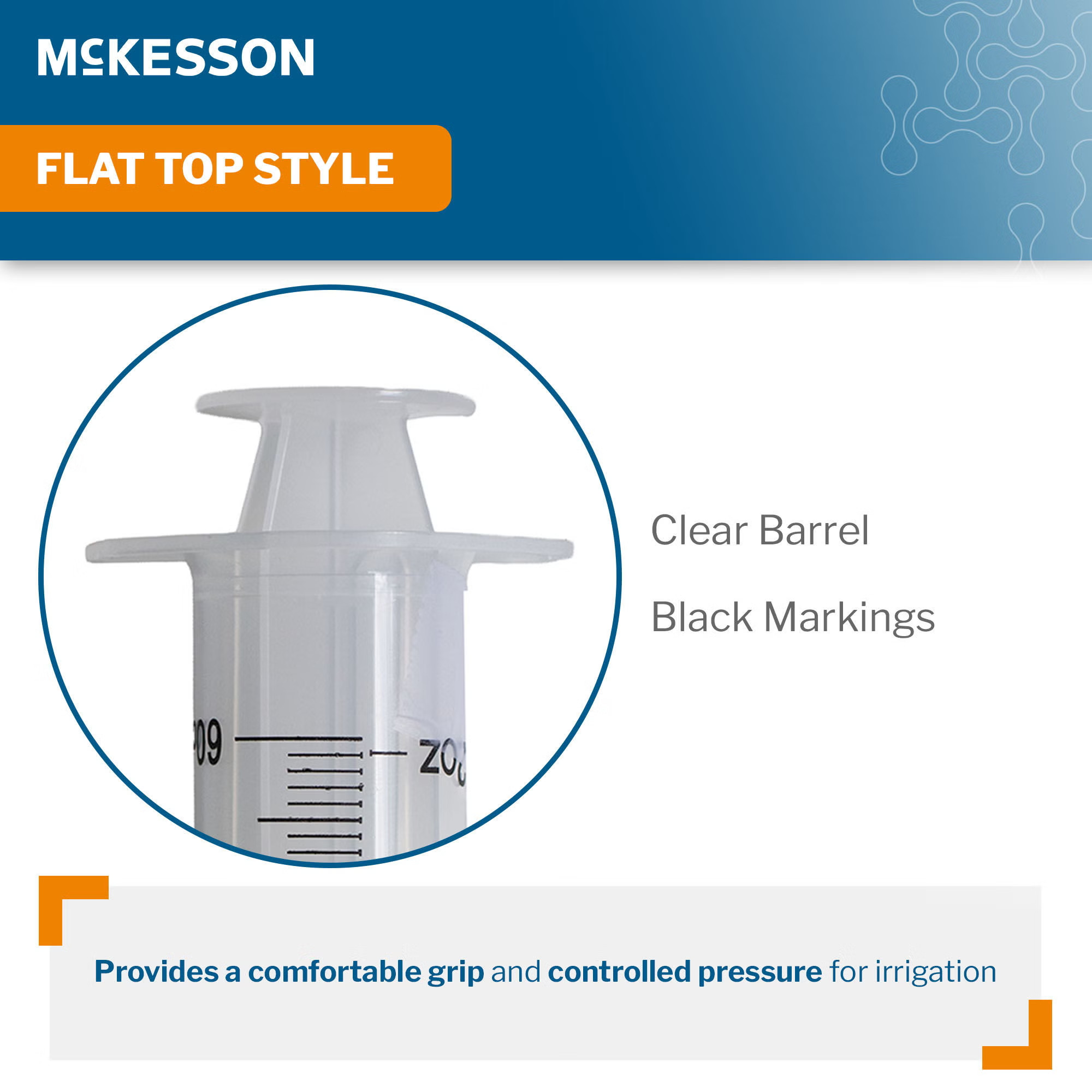 McKesson Brand - 899 Irrigation Syringe McKesson 60 mL Catheter Tip Without Safety