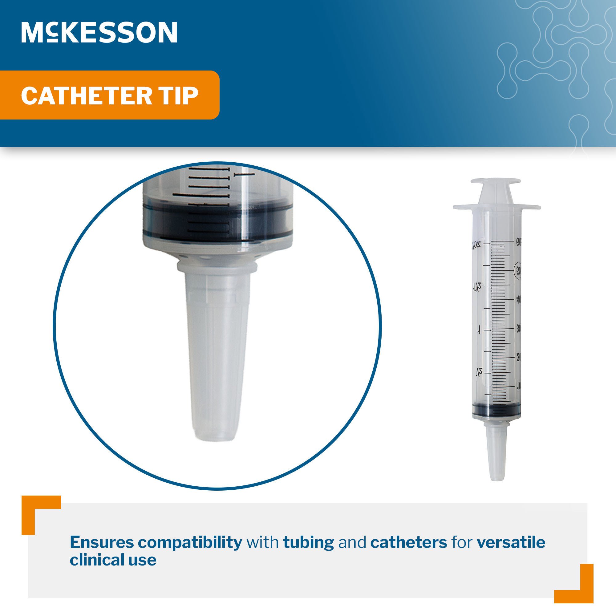 McKesson Brand - 899 Irrigation Syringe McKesson 60 mL Catheter Tip Without Safety