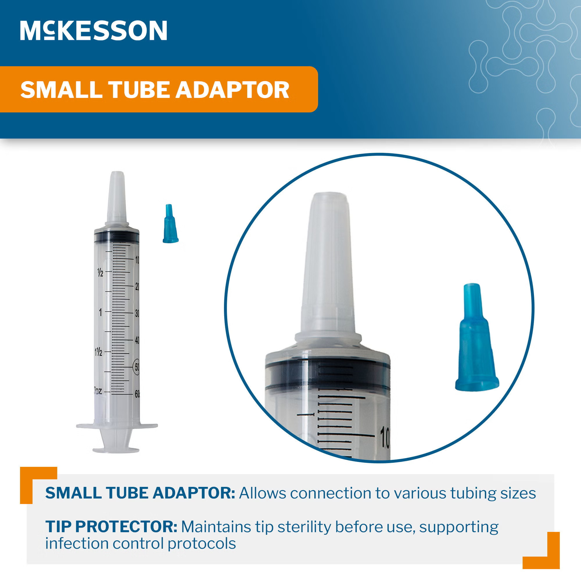 McKesson Brand - 899 Irrigation Syringe McKesson 60 mL Catheter Tip Without Safety