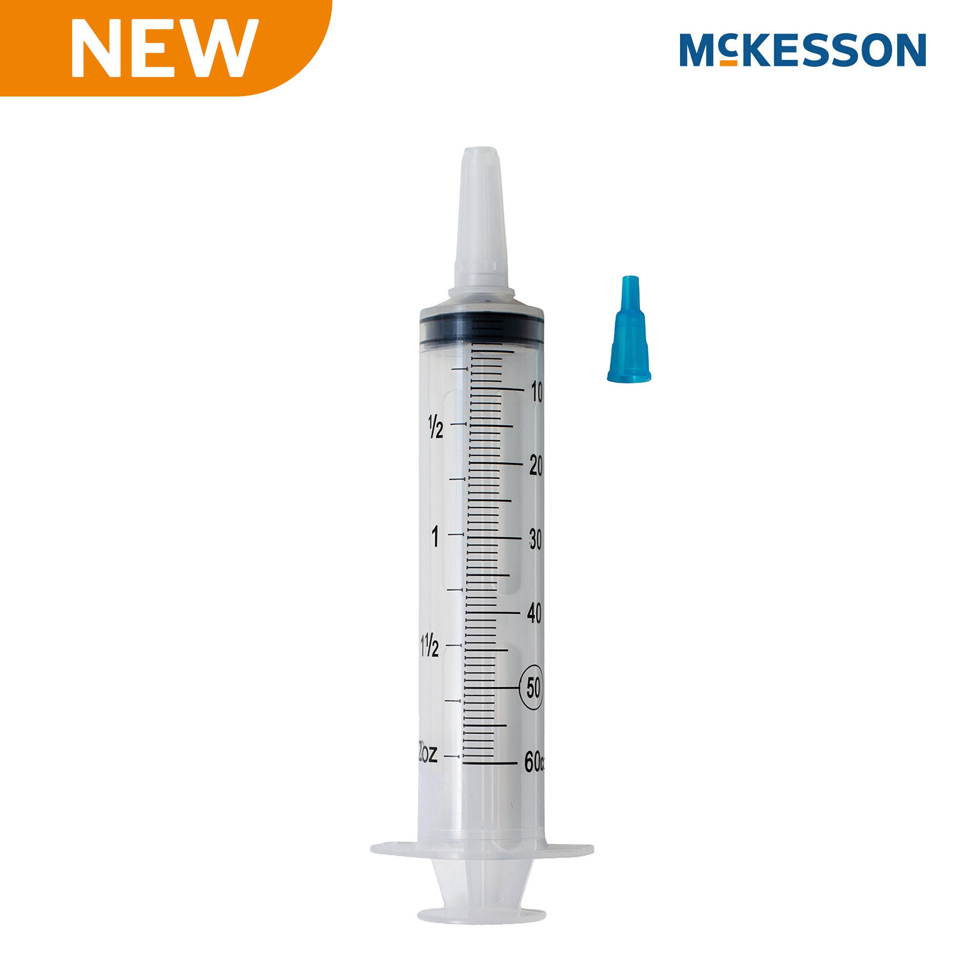 McKesson Brand - 901 Irrigation Syringe McKesson 60 mL Catheter Tip Without Safety