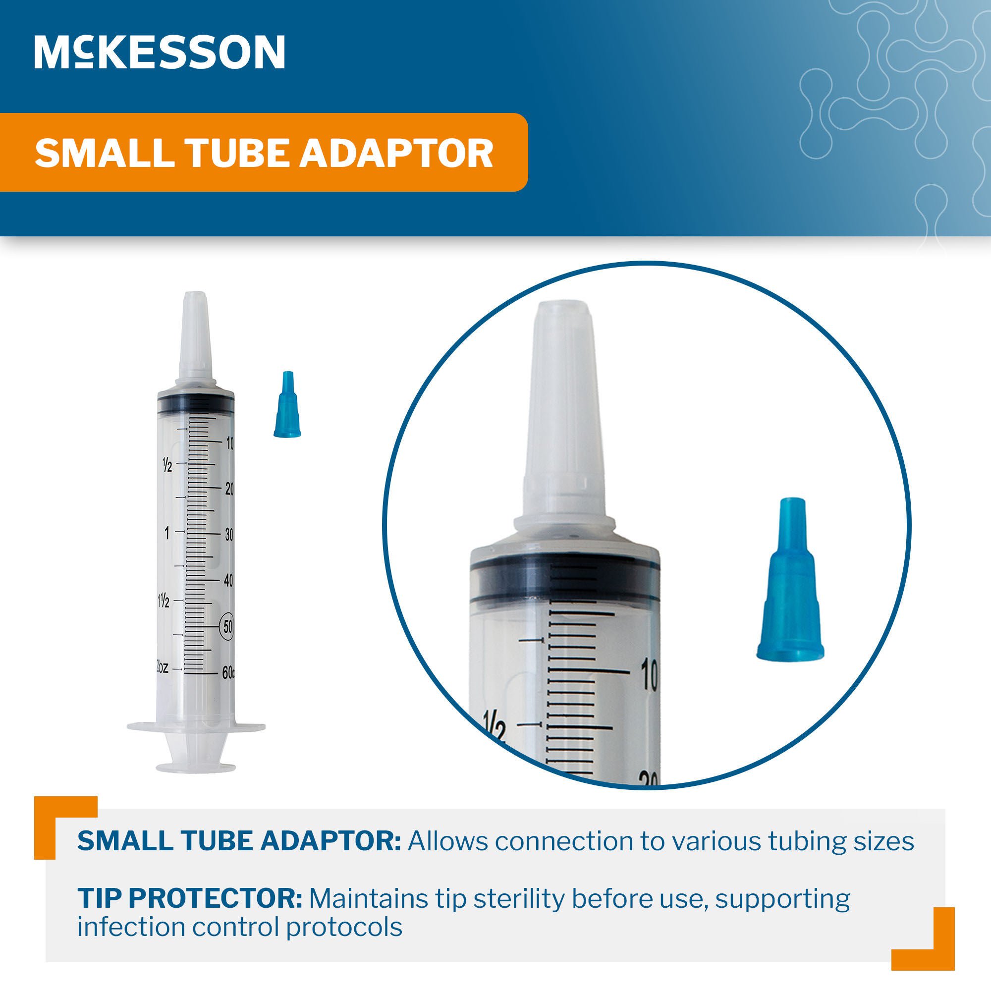 McKesson Brand - 901 Irrigation Syringe McKesson 60 mL Catheter Tip Without Safety