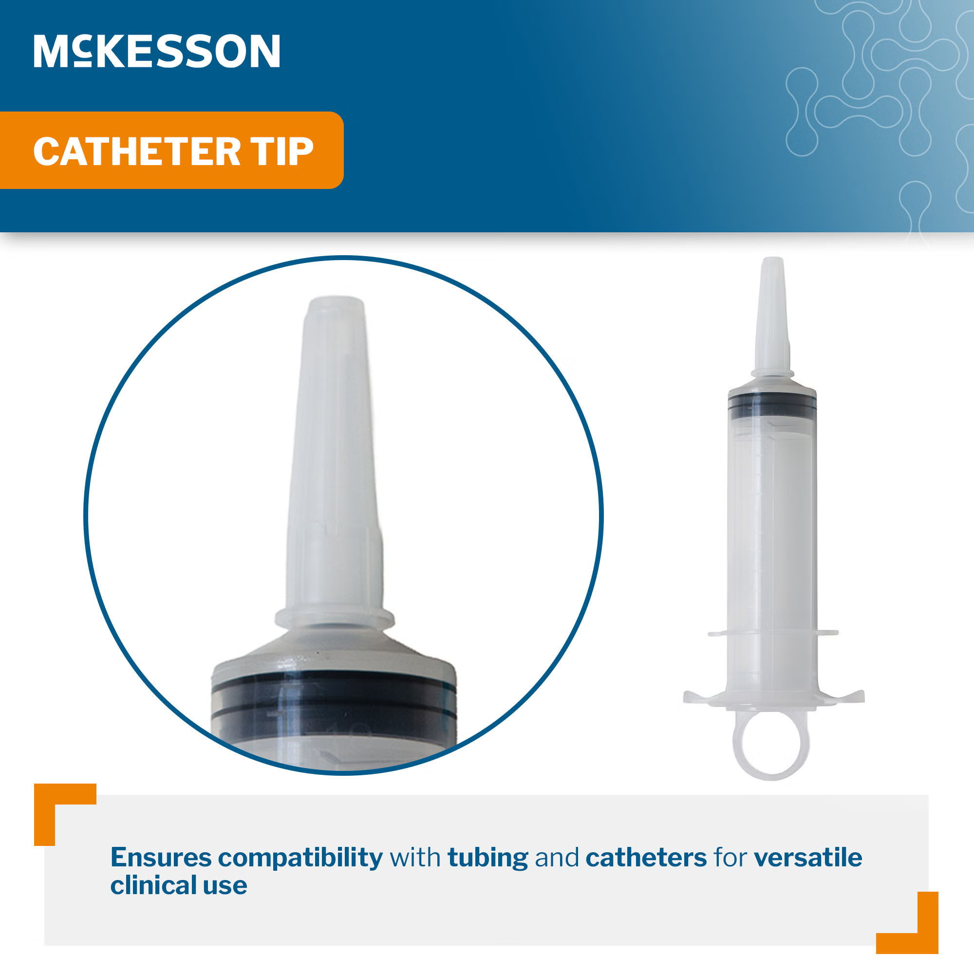 McKesson Brand - 905 Irrigation Syringe McKesson 60 mL Catheter Tip Without Safety