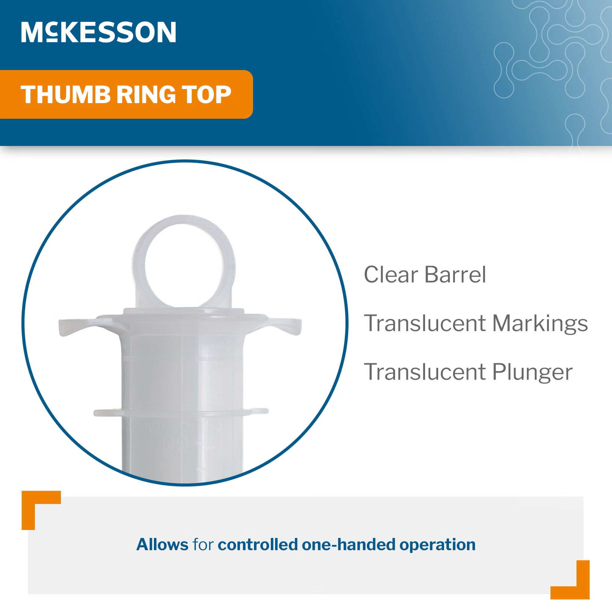 McKesson Brand - 900 Irrigation Syringe McKesson 60 mL Catheter Tip Without Safety