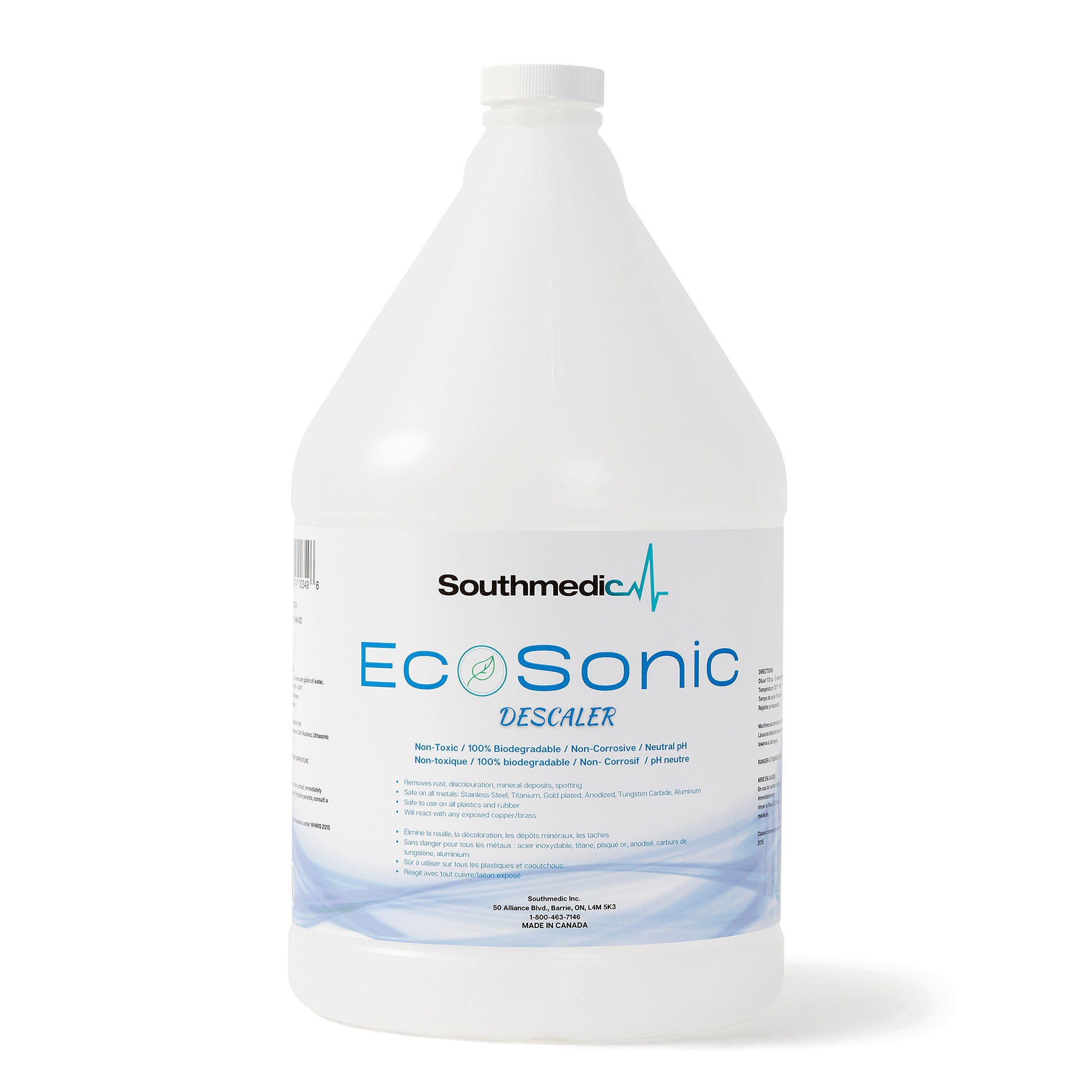 Southmedic - SMI1-43394-04 Descaler EcoSonic Liquid Concentrate 4 X 1 gal. Jug Mild Scent