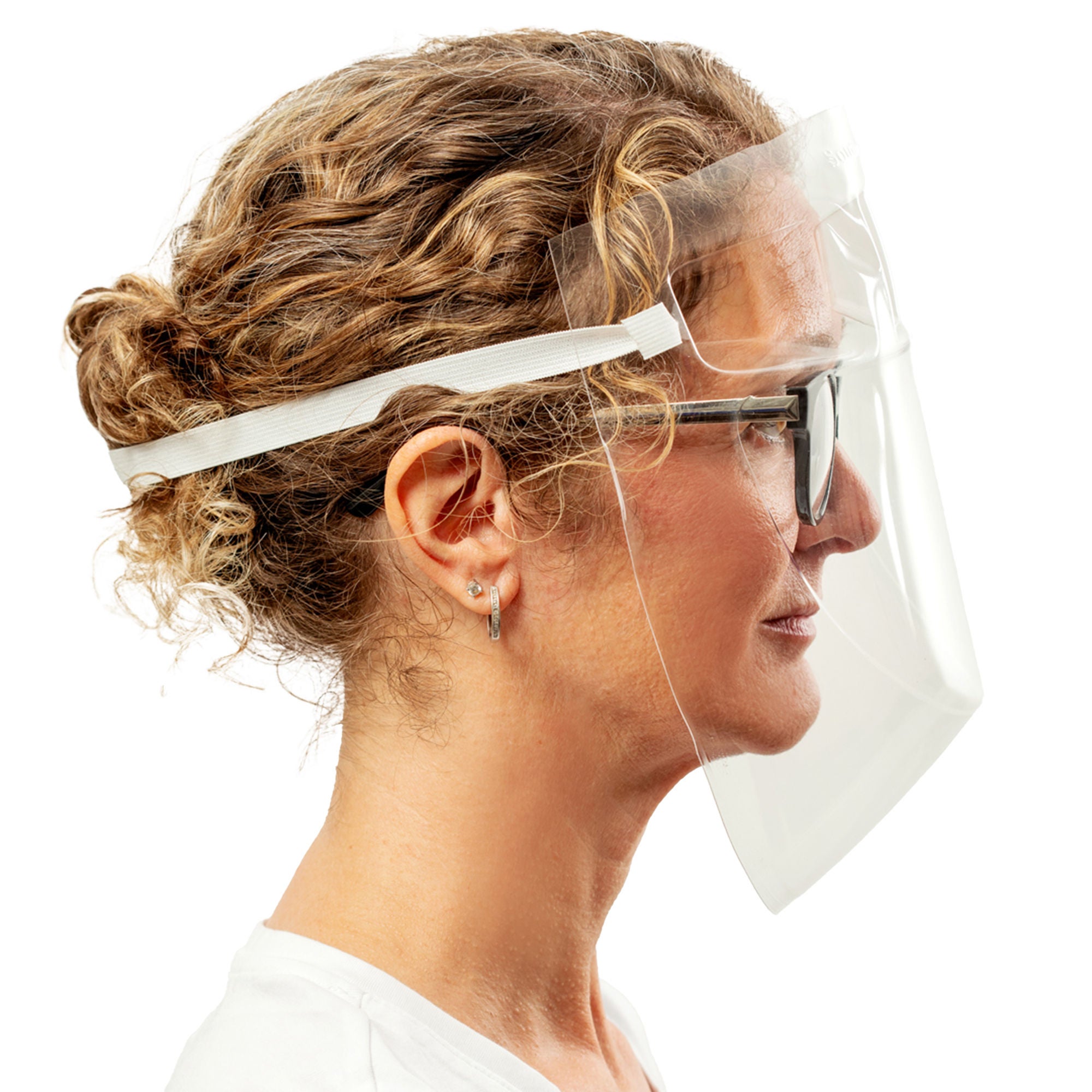 Southmedic - SMI1-MXFS-100 Face Shield BetterShield™ 3D Contoured One Size Fits Most Full Length Anti-fog Disposable NonSterile