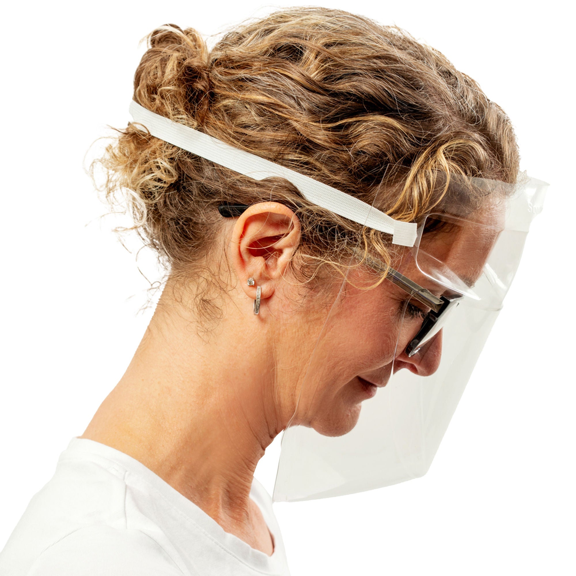 Southmedic - SMI1-MXFS-100 Face Shield BetterShield™ 3D Contoured One Size Fits Most Full Length Anti-fog Disposable NonSterile