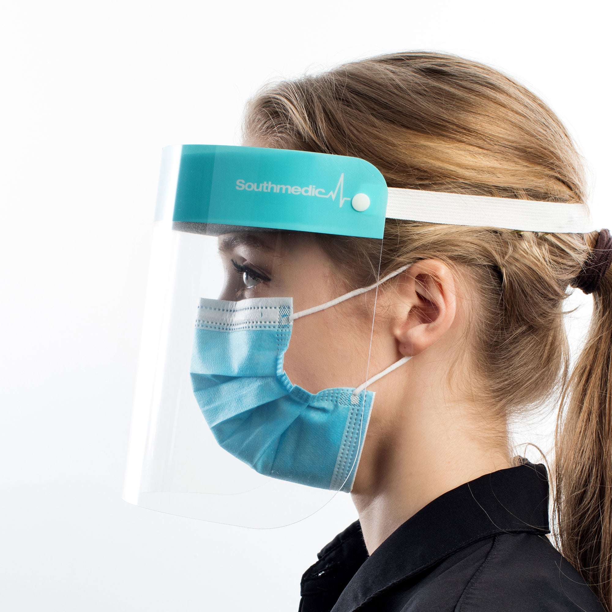 Southmedic - SMI1-SMI3610 Face Shield Clear Choice™ One Size Fits Most Full Length Disposable NonSterile