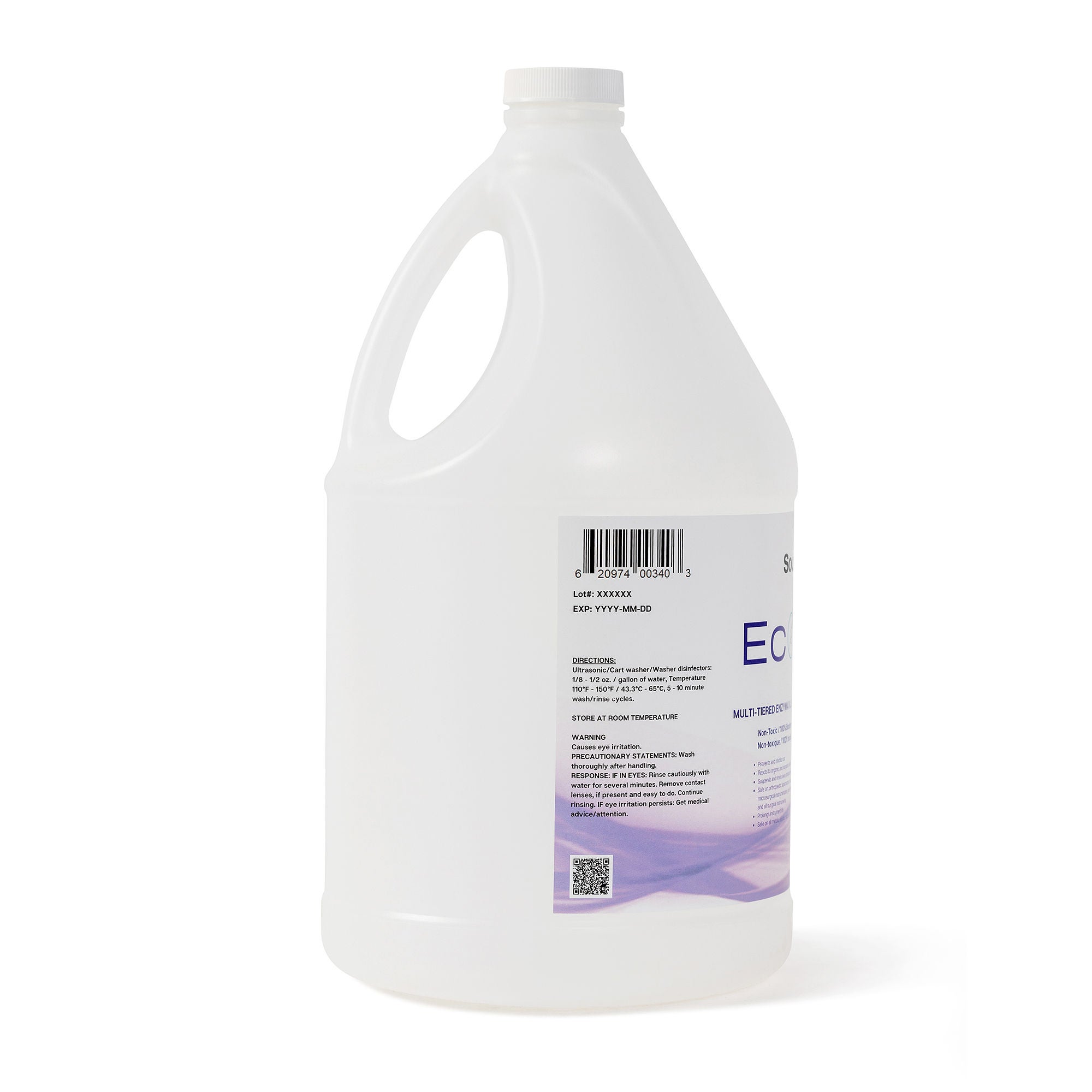 Southmedic - SMI1-17560-04 Enzymatic Instrument Detergent EcoZyme Auto Liquid Concentrate 1 gal. Jug Mild Scent