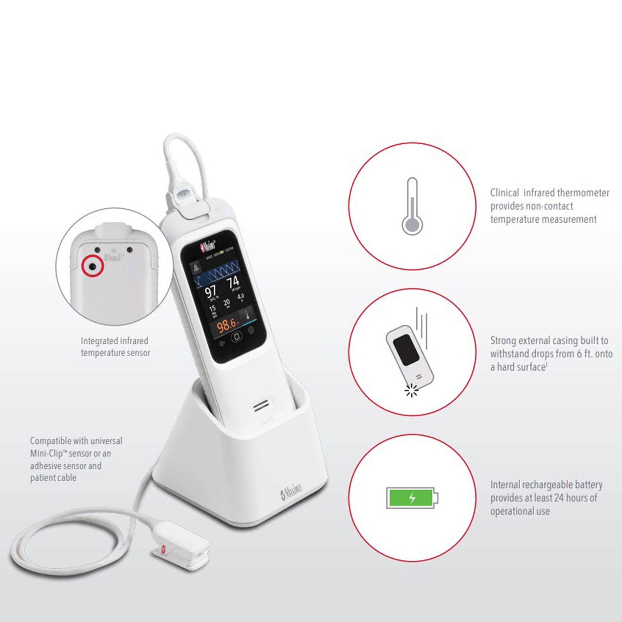 Rad-G Handheld Pulse Oximeter 95164 by Masimo