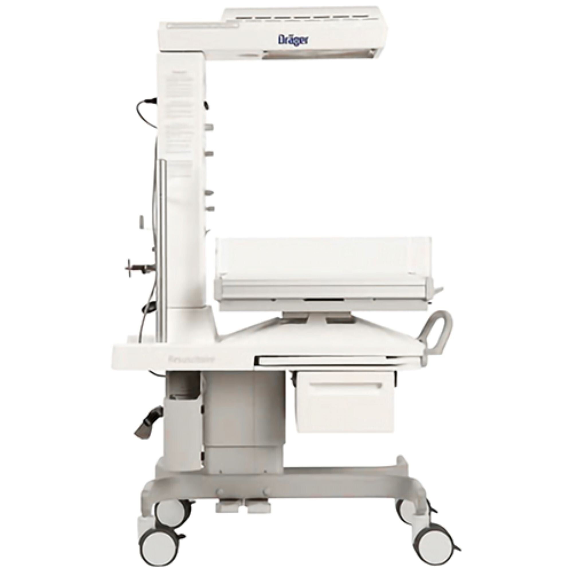 Soma Technology - INW-0045 Refurbished Infant Warmer with Bassinet Drager Air-Shields Resuscitaire RW 26-1/2 X 44 X 72 Inch 15 lbs. Weight Capacity