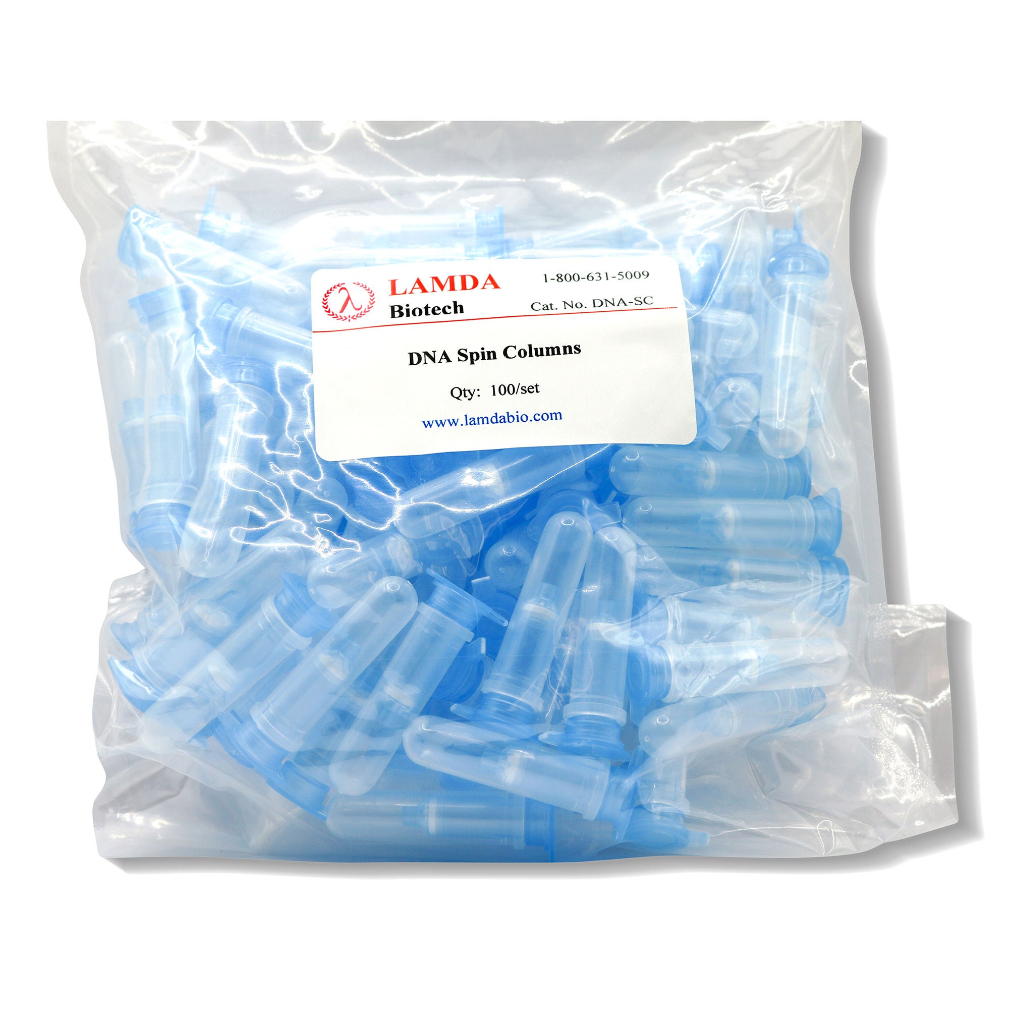 Molecular Designs LLC - DNA-SC Lamda Biotech DNA Spin Column 2 mL Collection Tube For DNA Purification Applications / Standard Microcentrifuges