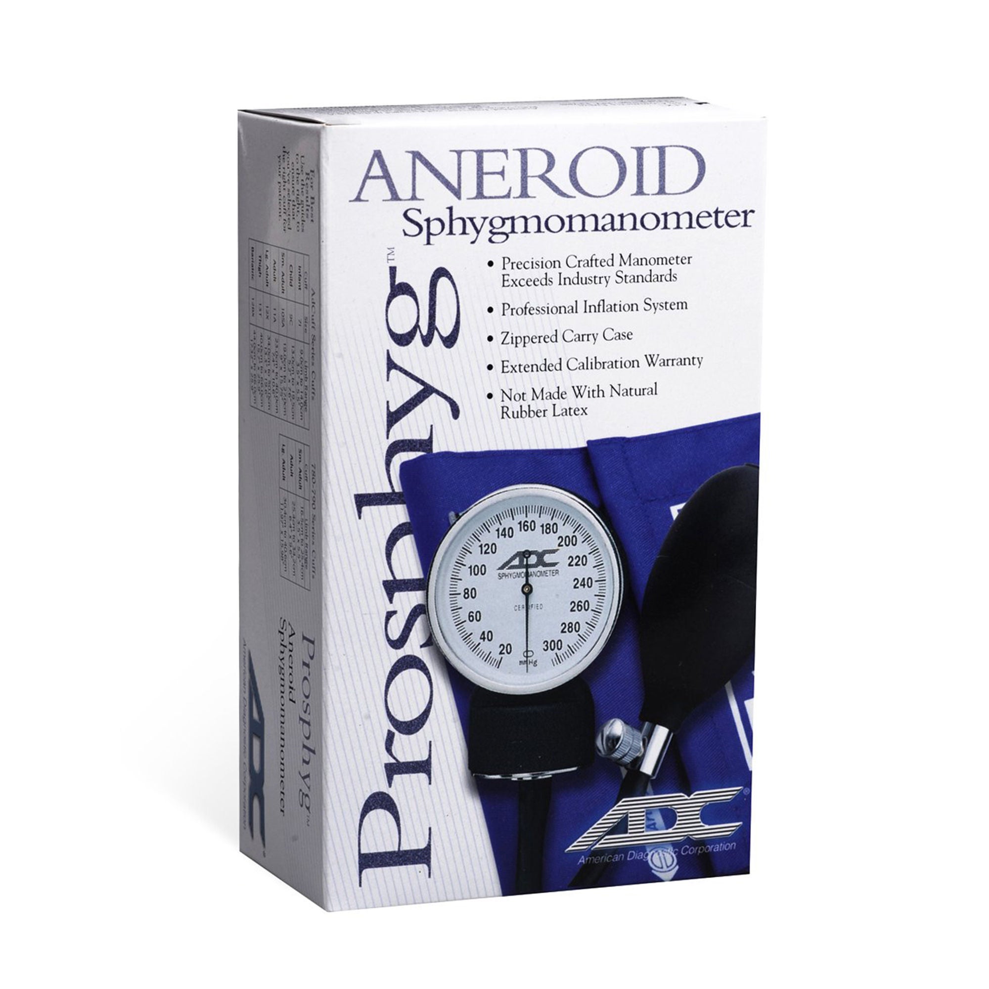 American Diagnostic Corp - 775GPK-N Aneroid Sphygmomanometer Kit Prosphyg™ Arm Palm Aneroid
