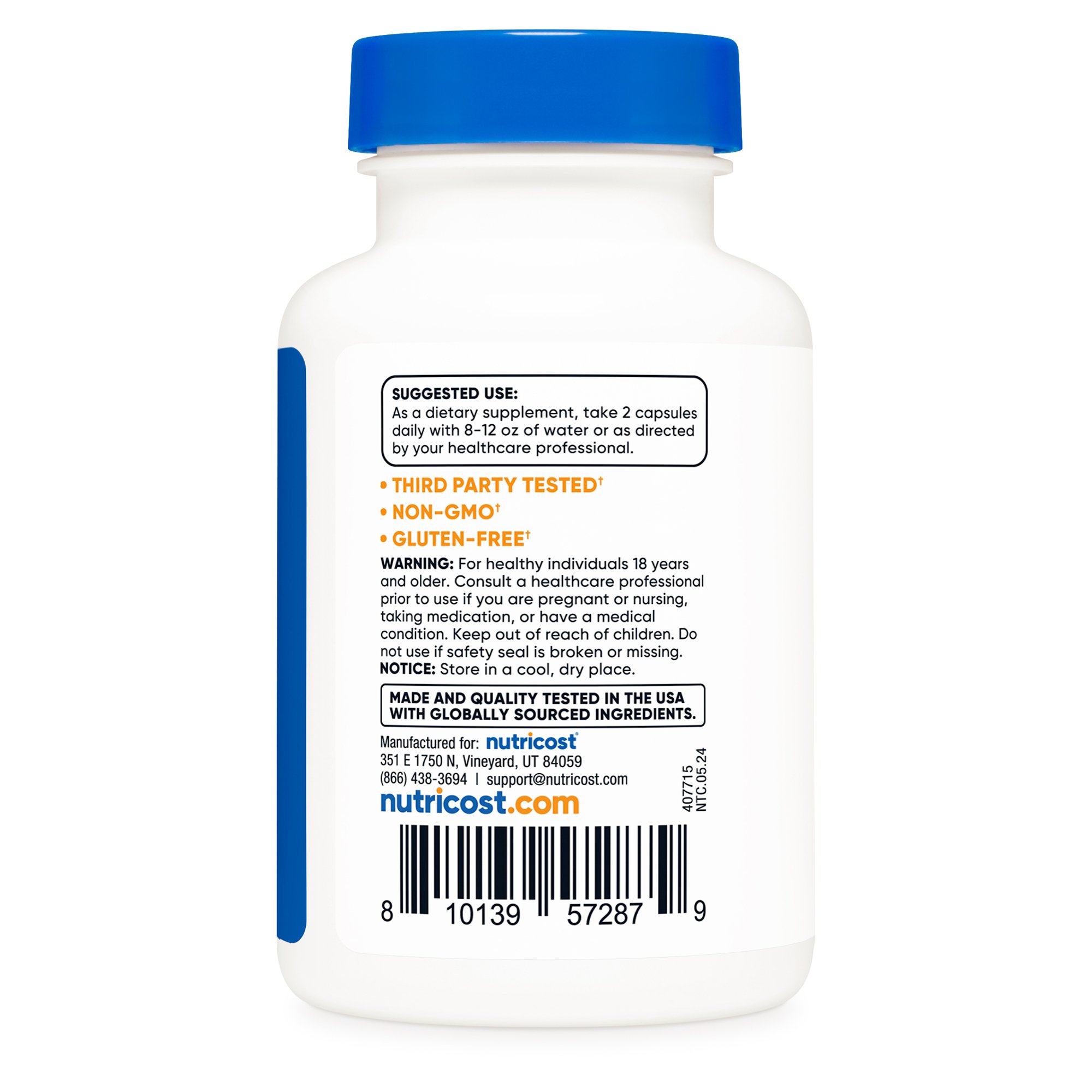 nutricost Dietary Supplement NTC171101 by Nutricost
