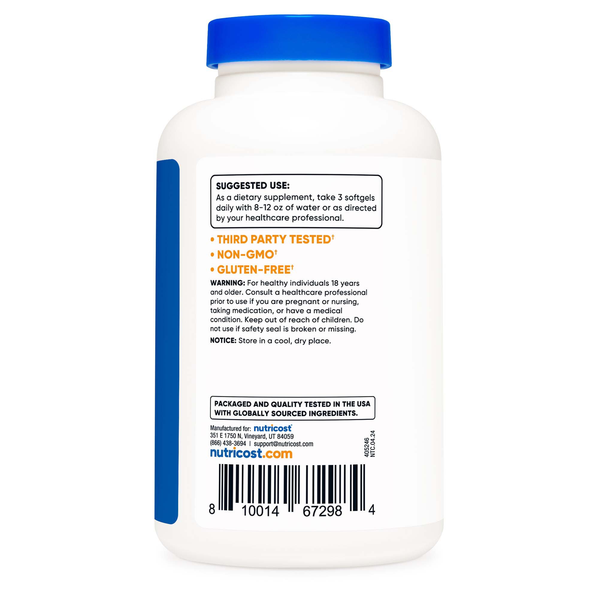 nutricost Dietary Supplement NTC382101 by Nutricost