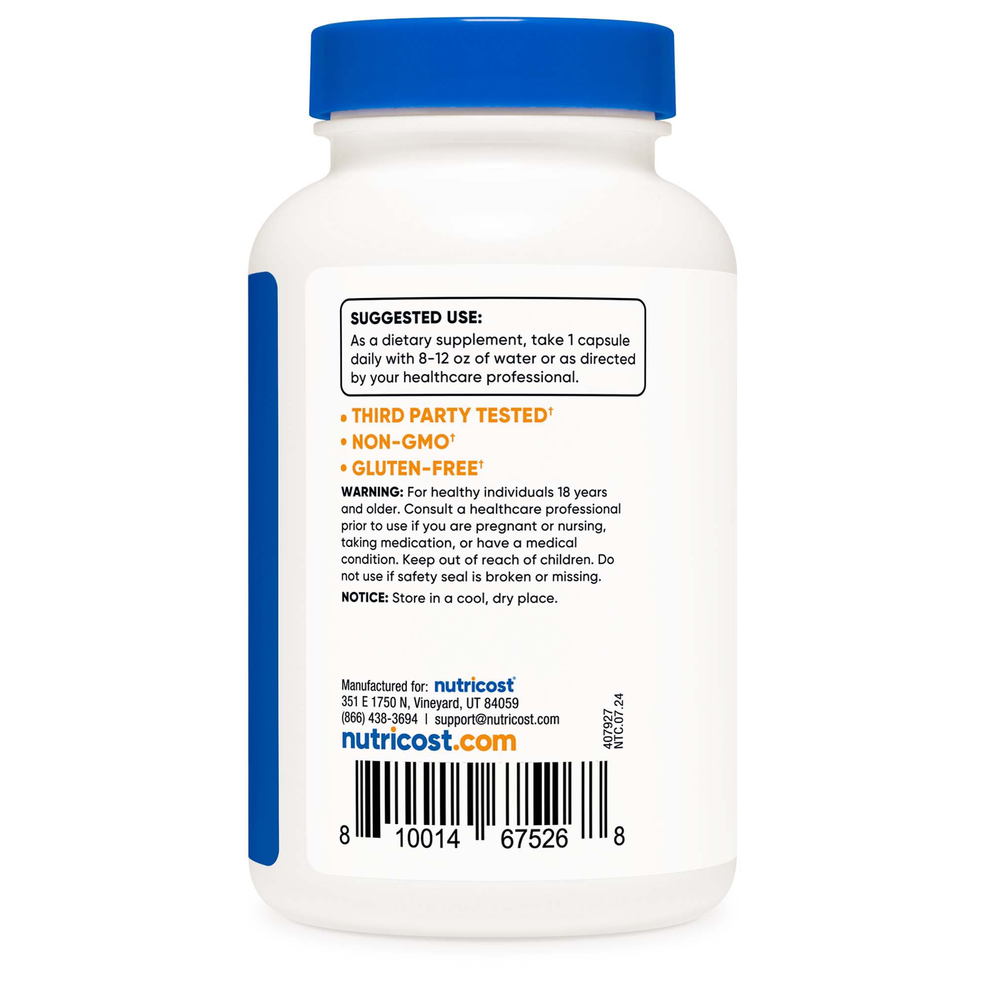 nutricost Dietary Supplement NTC026101 by Nutricost
