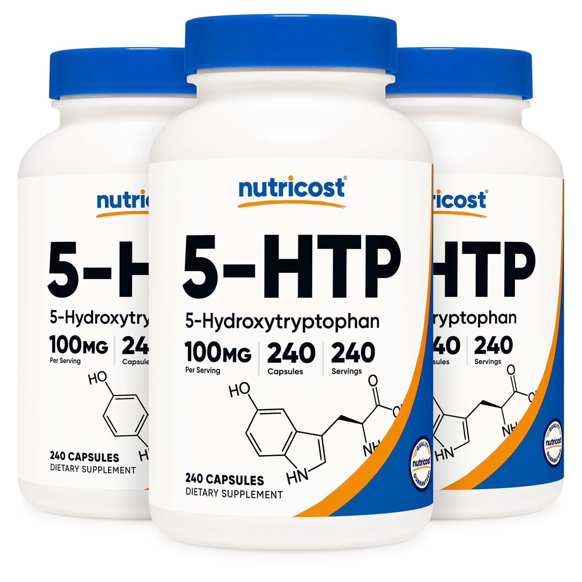 Nutricost NTC012101 - nutricost® 200 mg 5-HTP Capsules - 1/Bottle, 12/Case