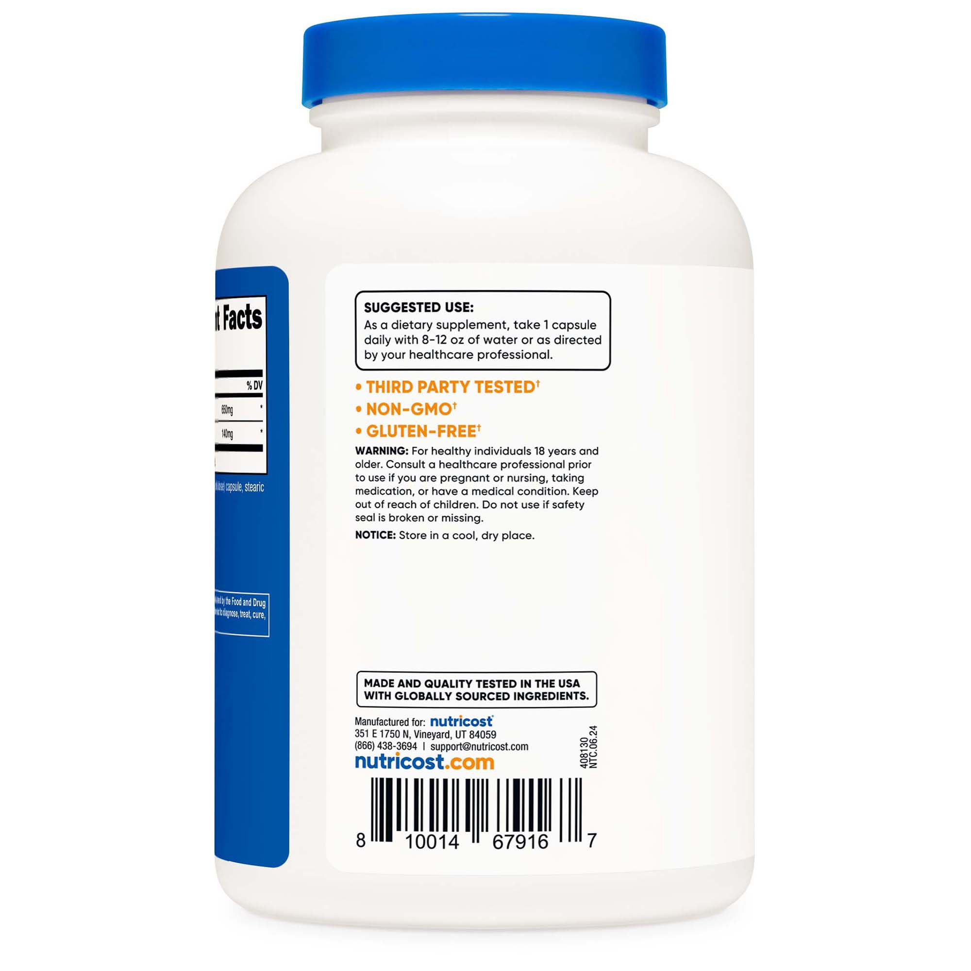 nutricost Dietary Supplement NTC169101 by Nutricost