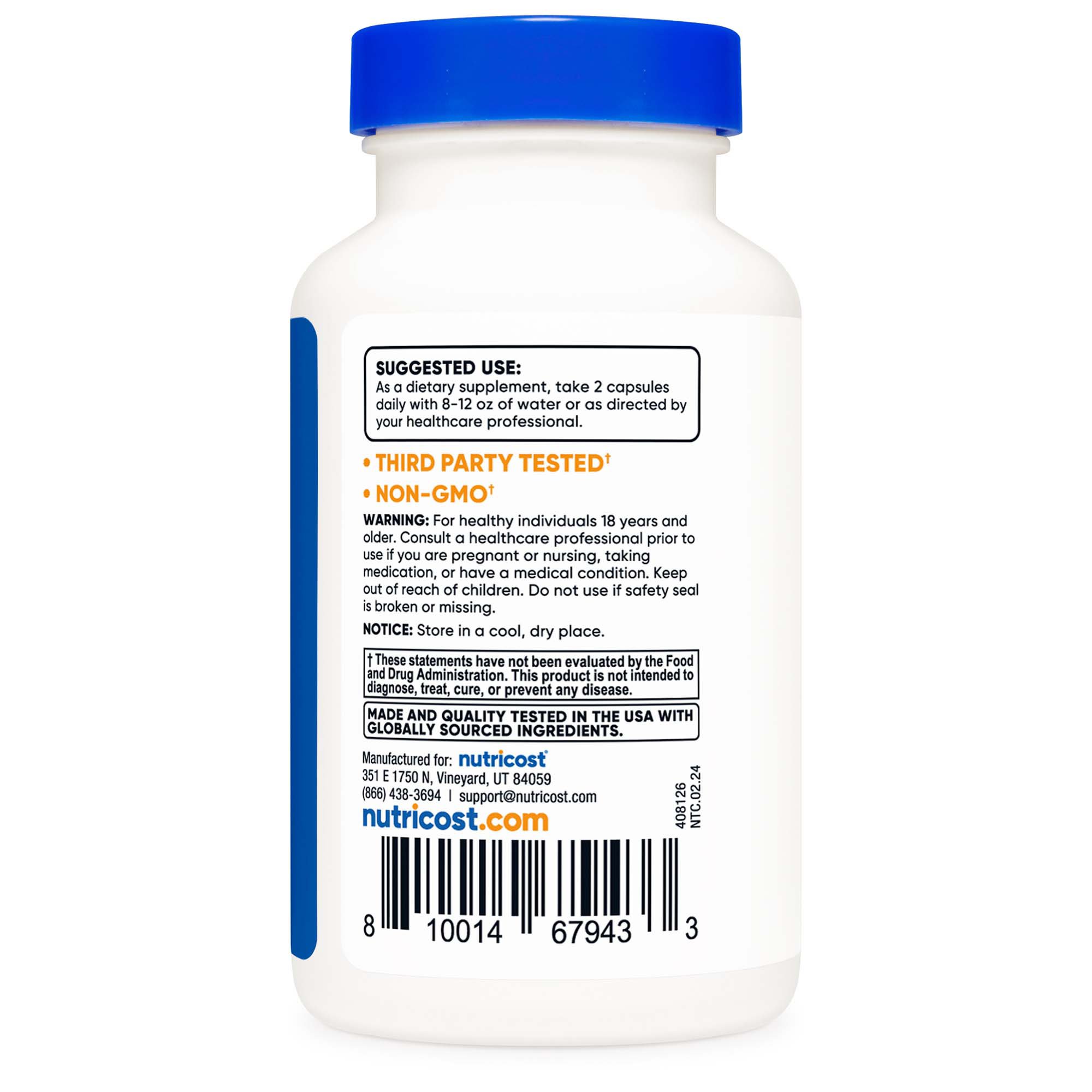 nutricost Multivitamin For Men Dietary Supplement NTC117101 by Nutricost
