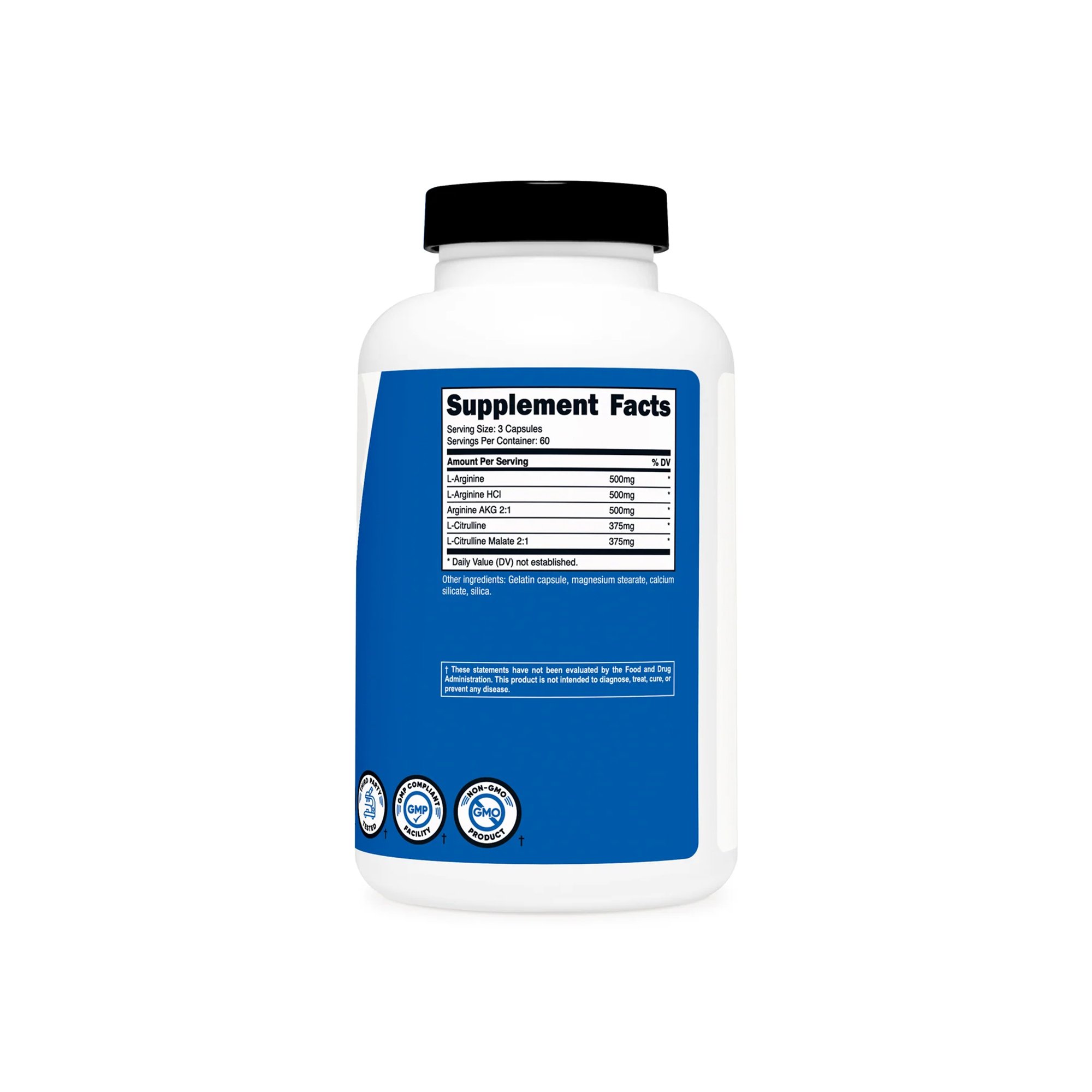 nutricost Nitric Oxide Booster Dietary Supplement NTC401101 by Nutricost