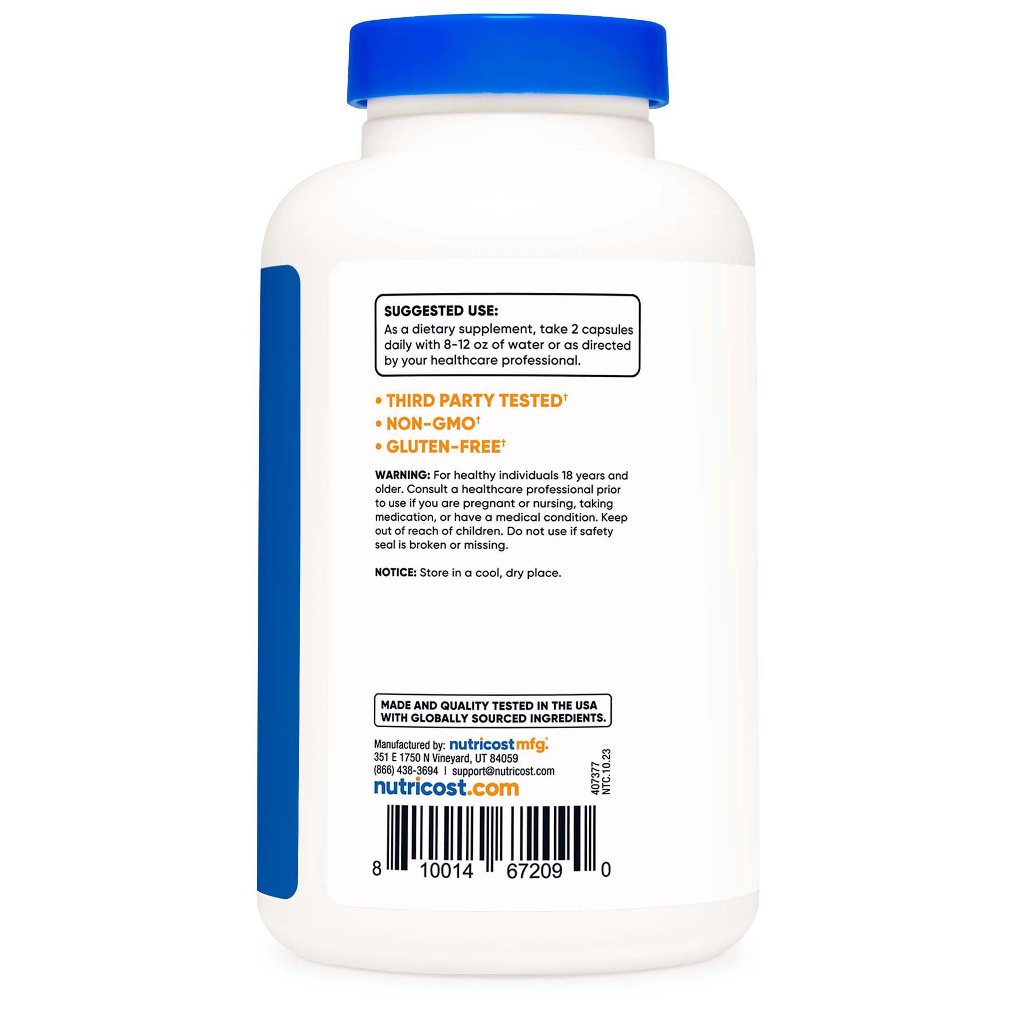 nutricost Dietary Supplement NTC302201 by Nutricost