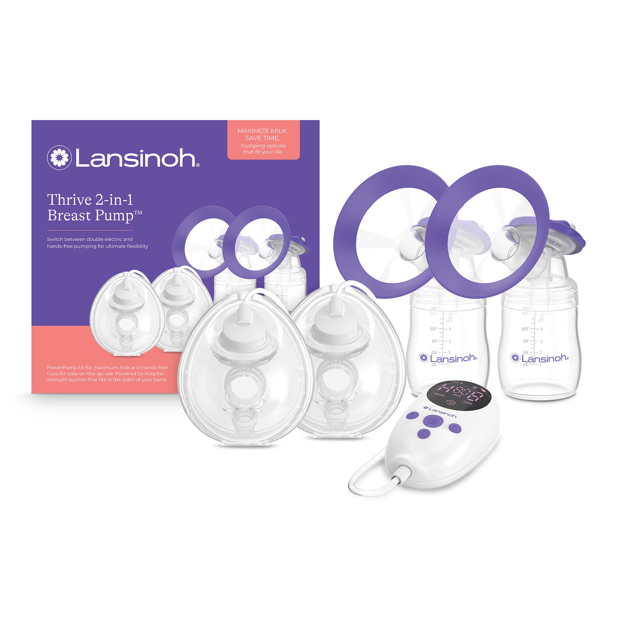 Emerson Healthcare - 52050 Double Electric Breast Pump Lansinoh® Thrive 2-In-1