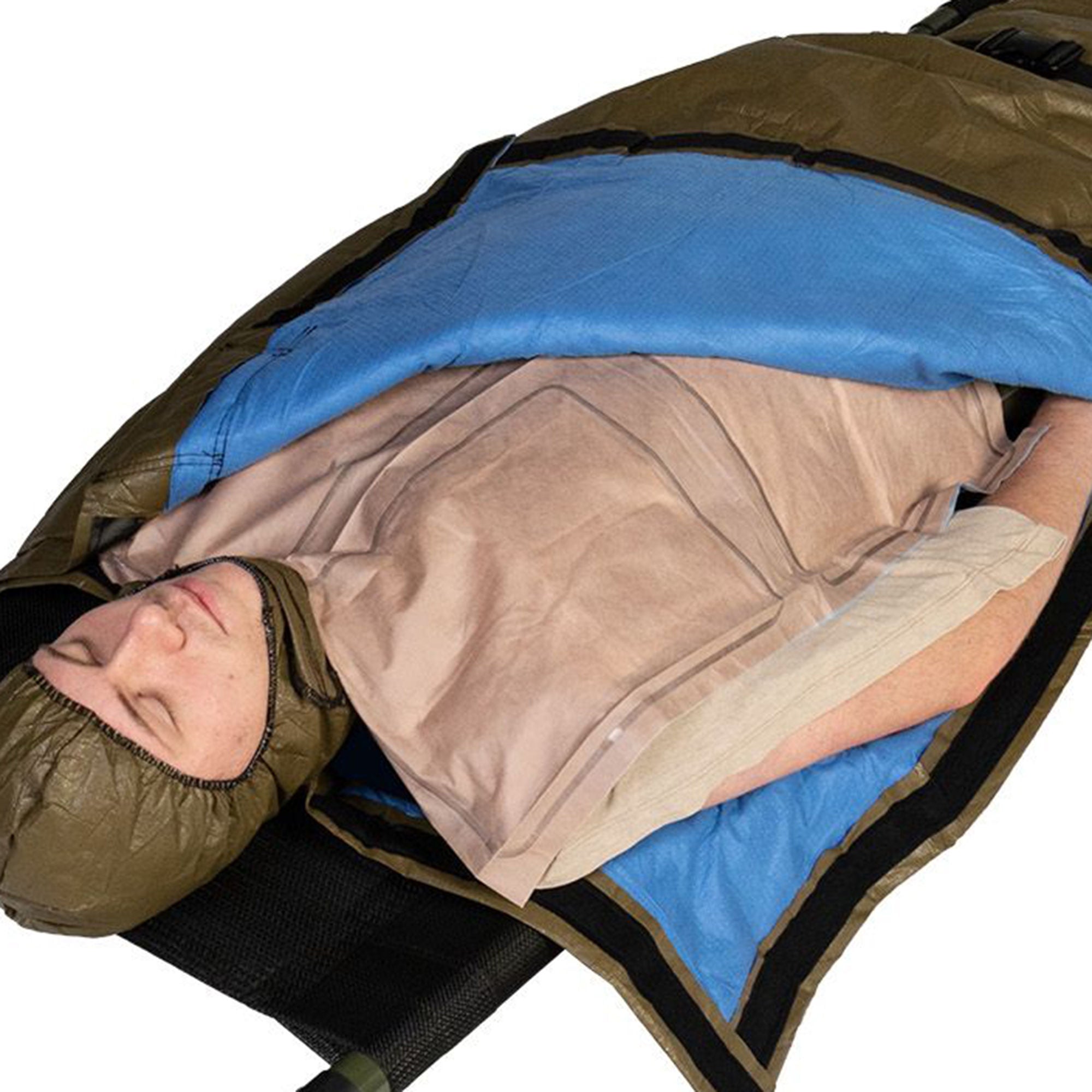 North American Rescue - 80-1192 Hypothermia Blanket Kit HPMK-I® 43 X 78 Inch 5-Ply Composite Fabric Tan / Blue