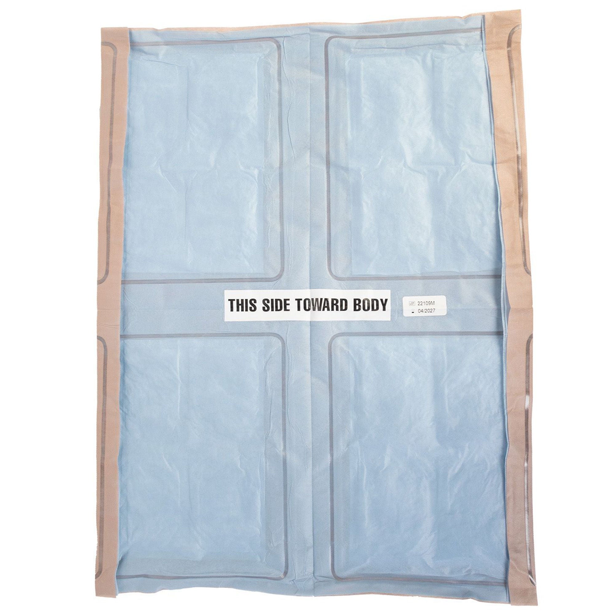 North American Rescue - ZZ-1467 Hypothermia Blanket NAR Ready Heat® 22 X 26 Inch 1.88 lbs. Tan / Blue